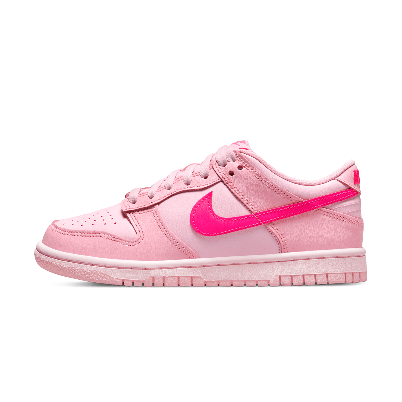 Nike Dunk Low GS 'Triple Pink'- Streetwear Fashion - thesclo.com