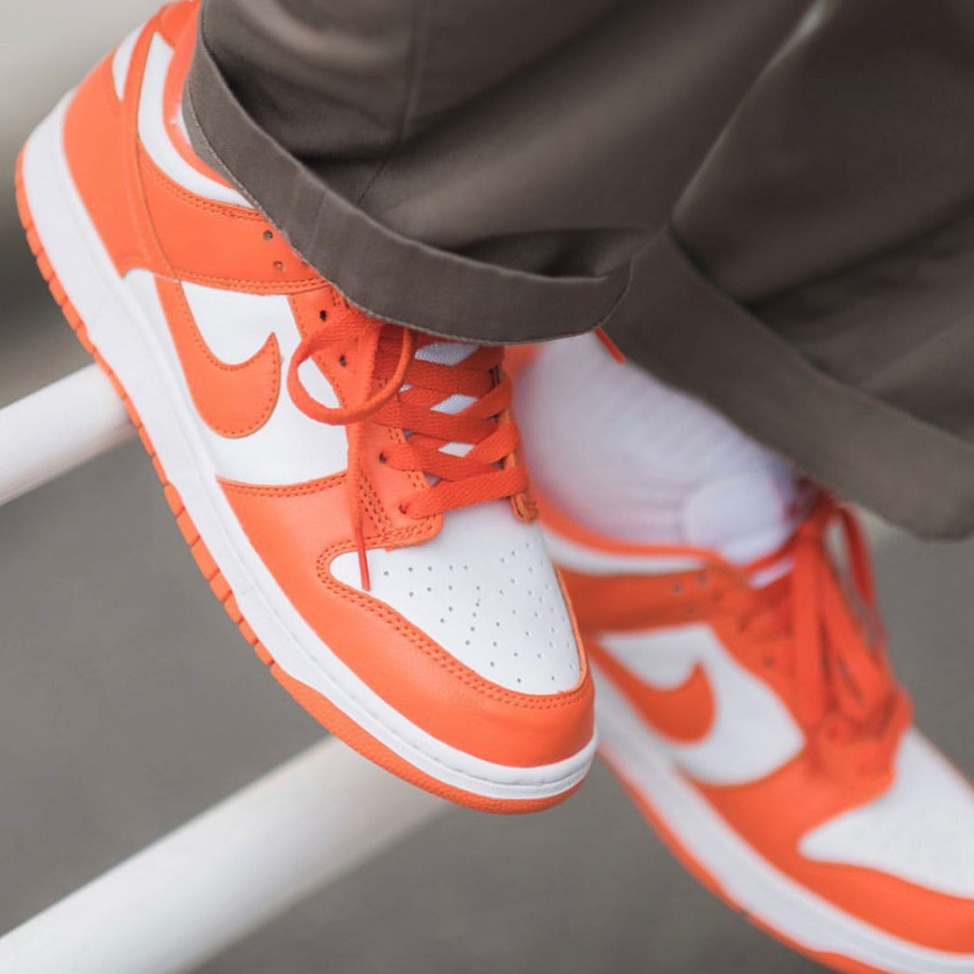 Nike Dunk Low Retro SP 'Syracuse'- Streetwear Fashion - thesclo.com