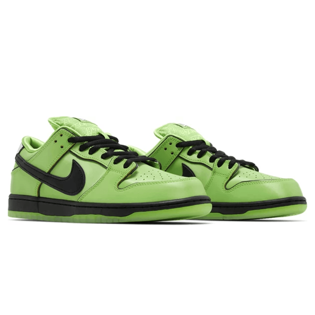 Nike Dunk SB Low x The Powerpuff Girls 'Buttercup' - Streetwear Fashion - thesclo.com