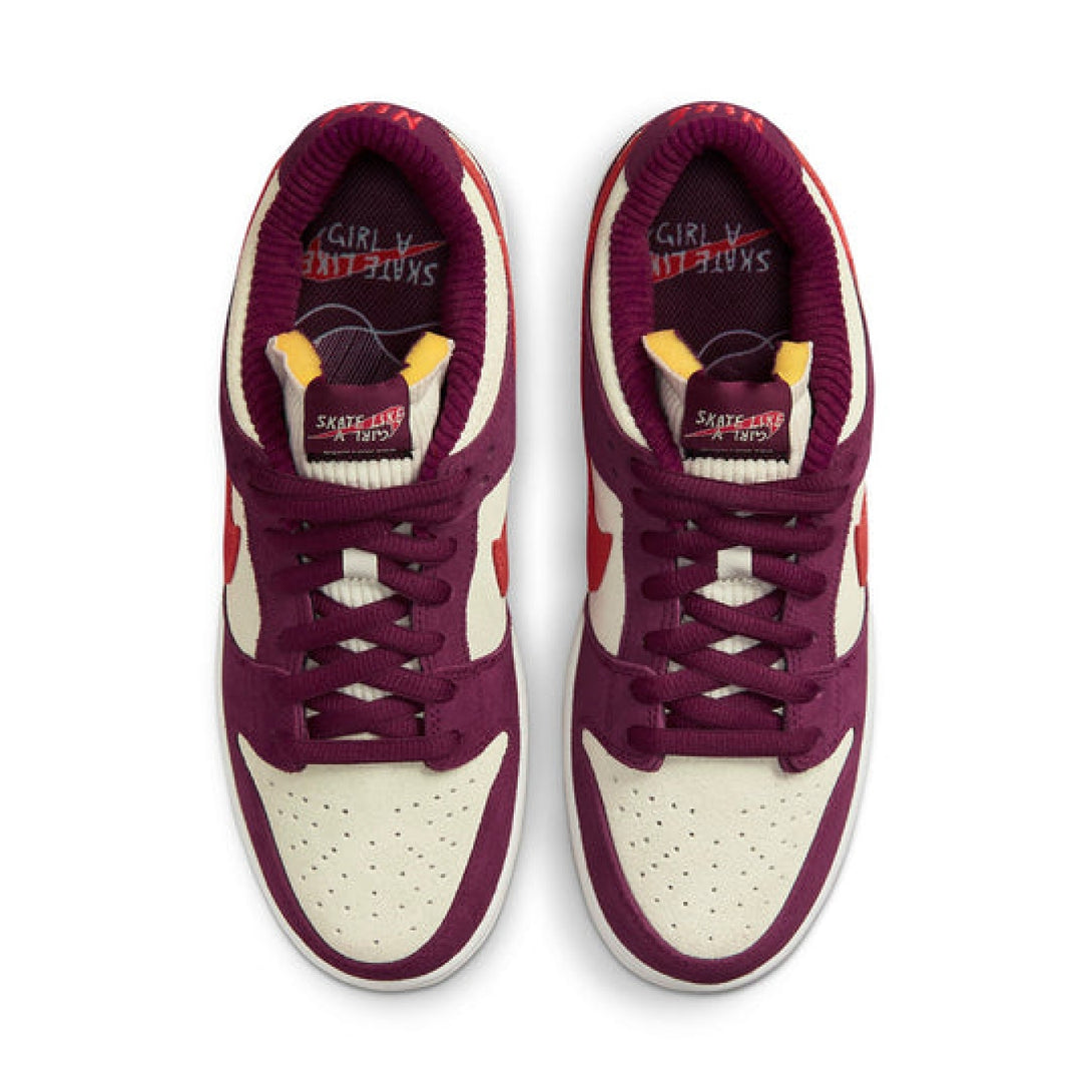 Nike SB Dunk Low 'Summit White Barely Rose University Red' - Streetwear Fashion - thesclo.com