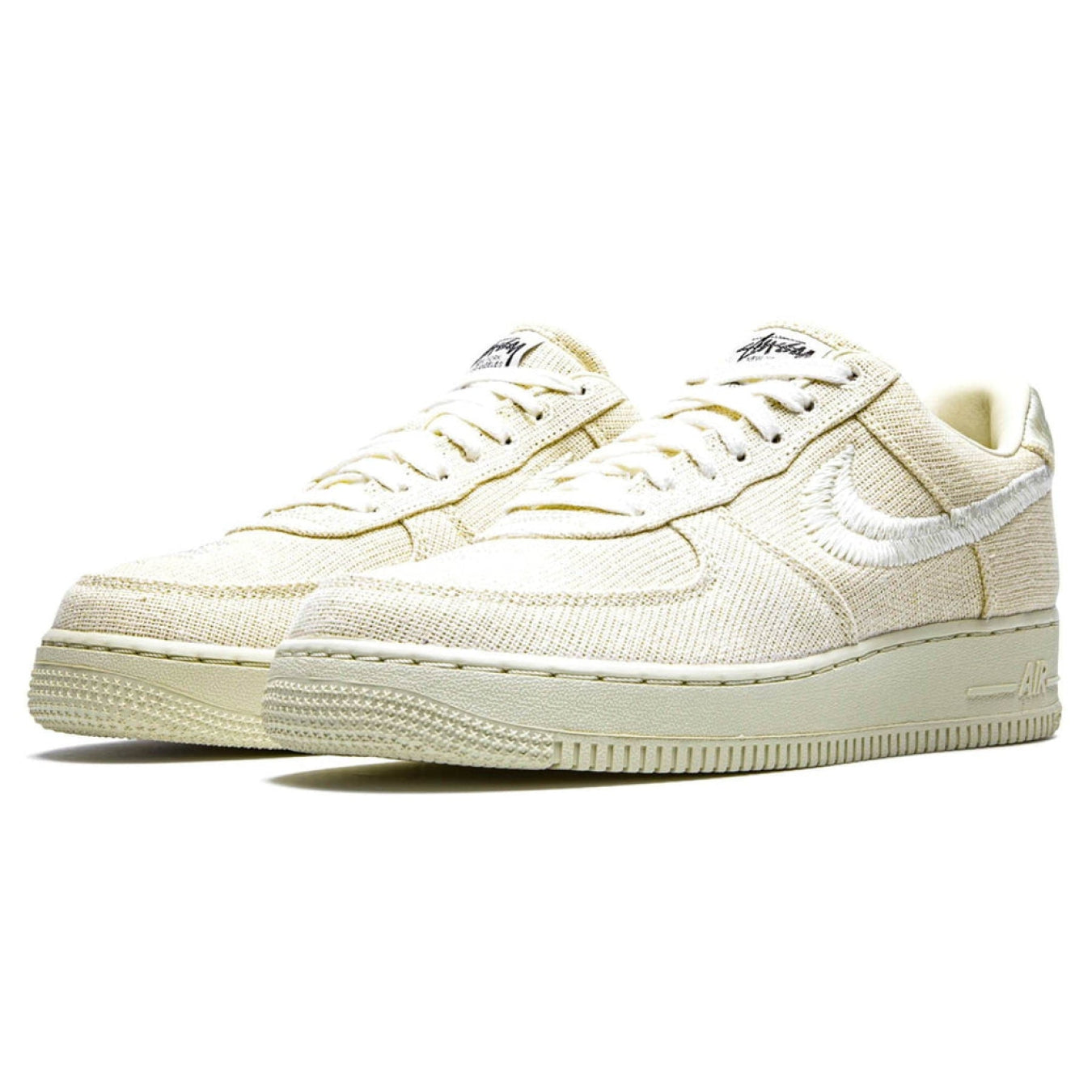 Nike Stussy x Air Force 1 Low 'Fossil' - Streetwear Fashion - thesclo.com