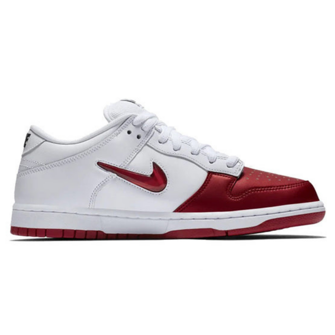 Nike x Supreme SB Dunk Low 'Varsity Red' - Streetwear Fashion - thesclo.com