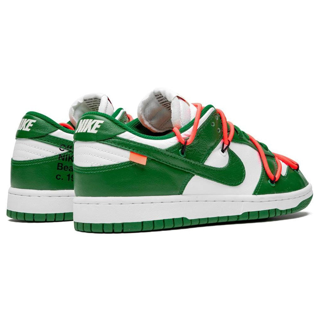 OFF-WHITE x Nike Dunk Low 'Pine Green'- Streetwear Fashion - thesclo.com