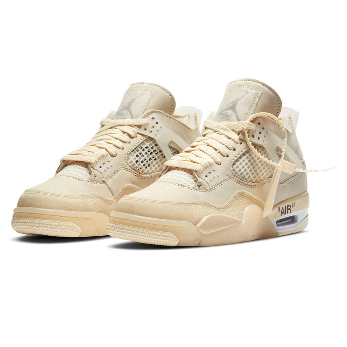 OFF-WHITE x Wmns Air Jordan 4 SP 'Sail' - Streetwear Fashion - thesclo.com