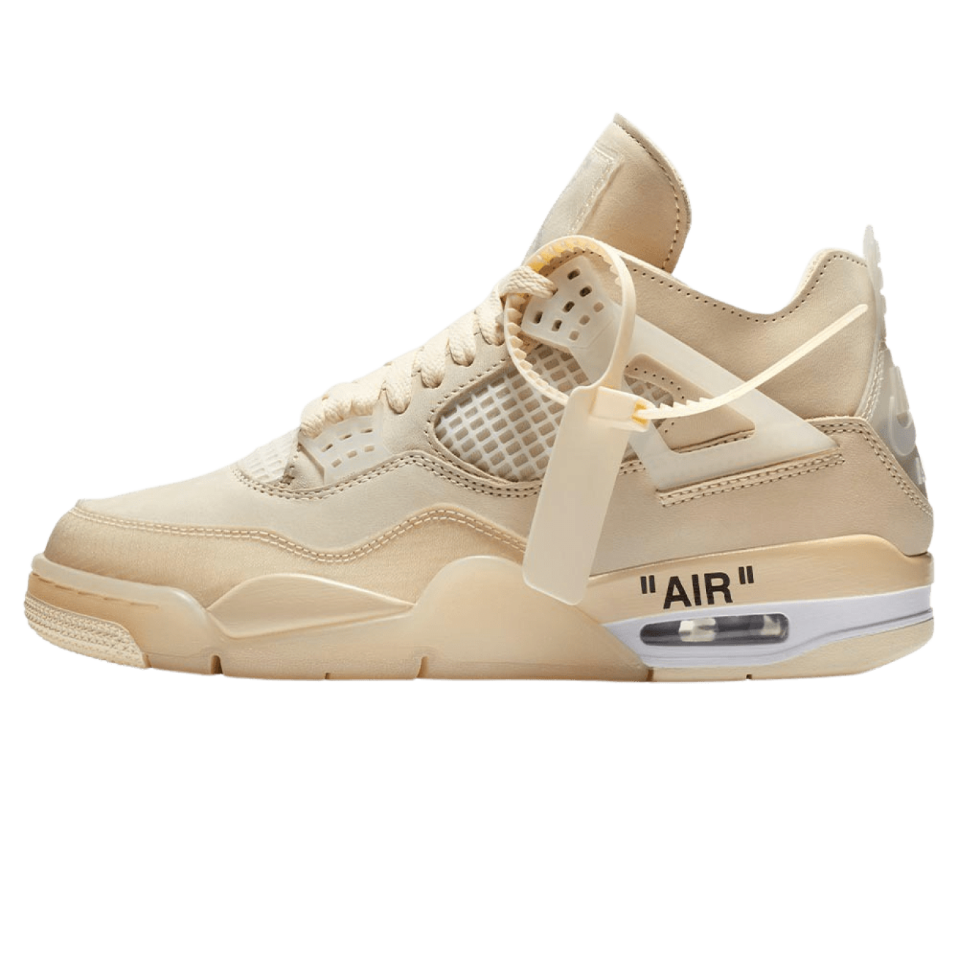 OFF-WHITE x Wmns Air Jordan 4 SP 'Sail' - Streetwear Fashion - thesclo.com