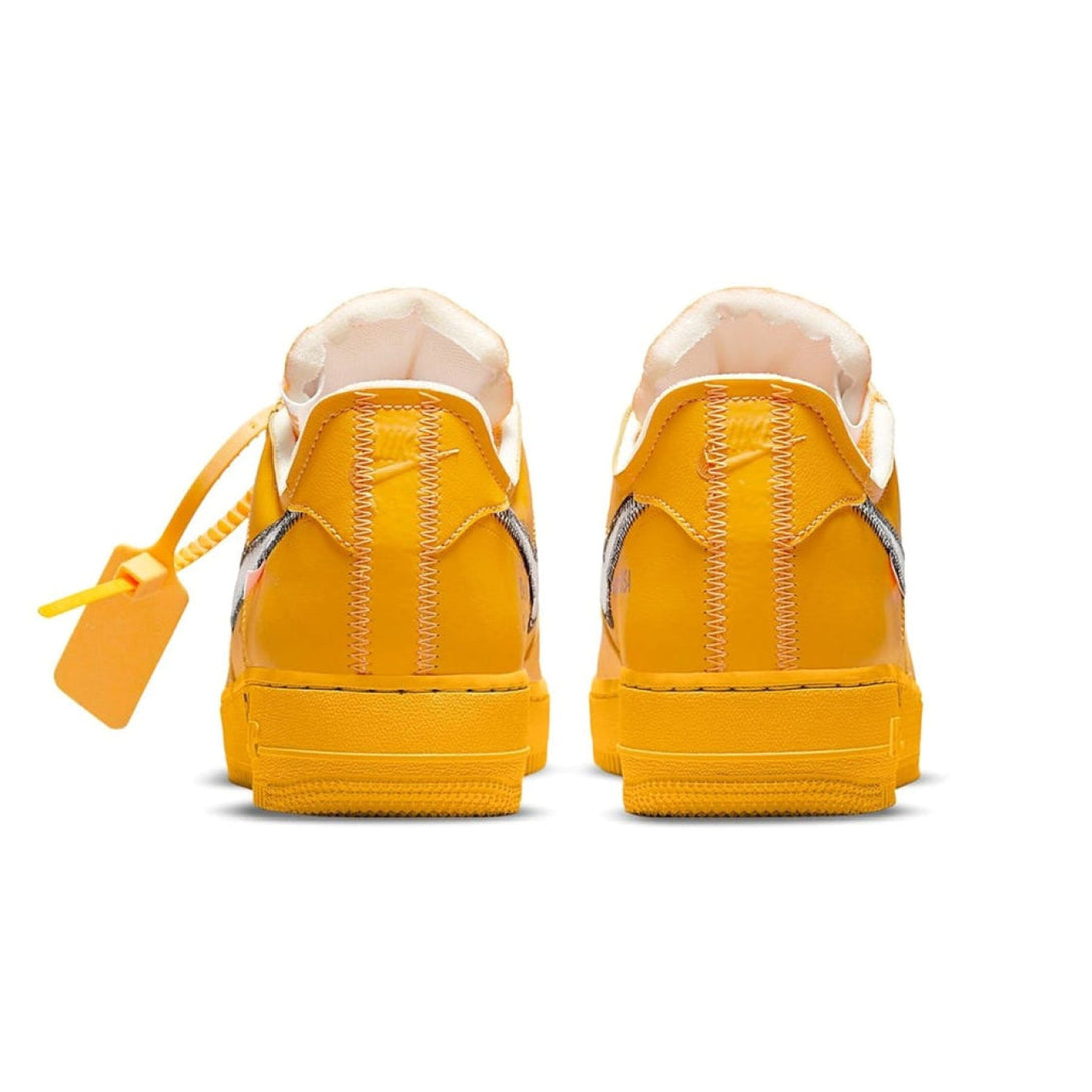 Off-White x Nike Air Force 1 Low ‘Lemonade’ - Streetwear Fashion - thesclo.com