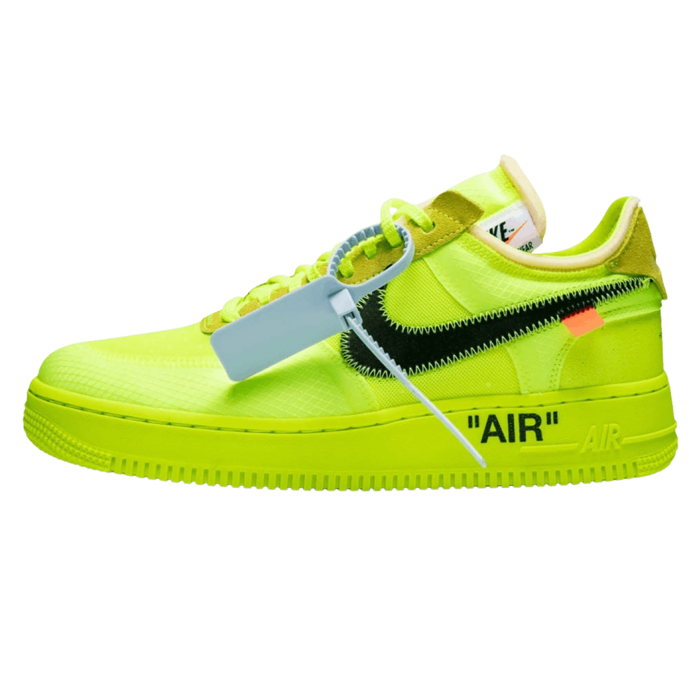 Off-White x Nike Air Force 1 Volt - Streetwear Fashion - thesclo.com