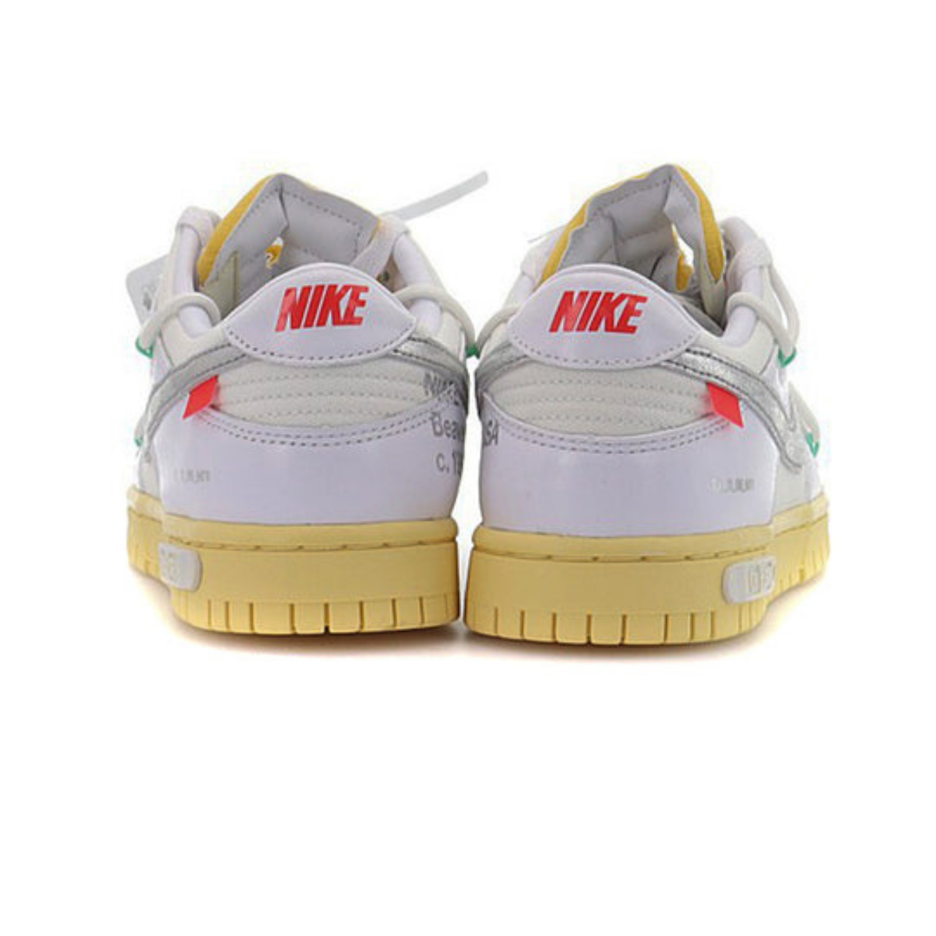 Off-White x Nike Dunk Low 'Lot 01 of 50' - Streetwear Fashion - thesclo.com