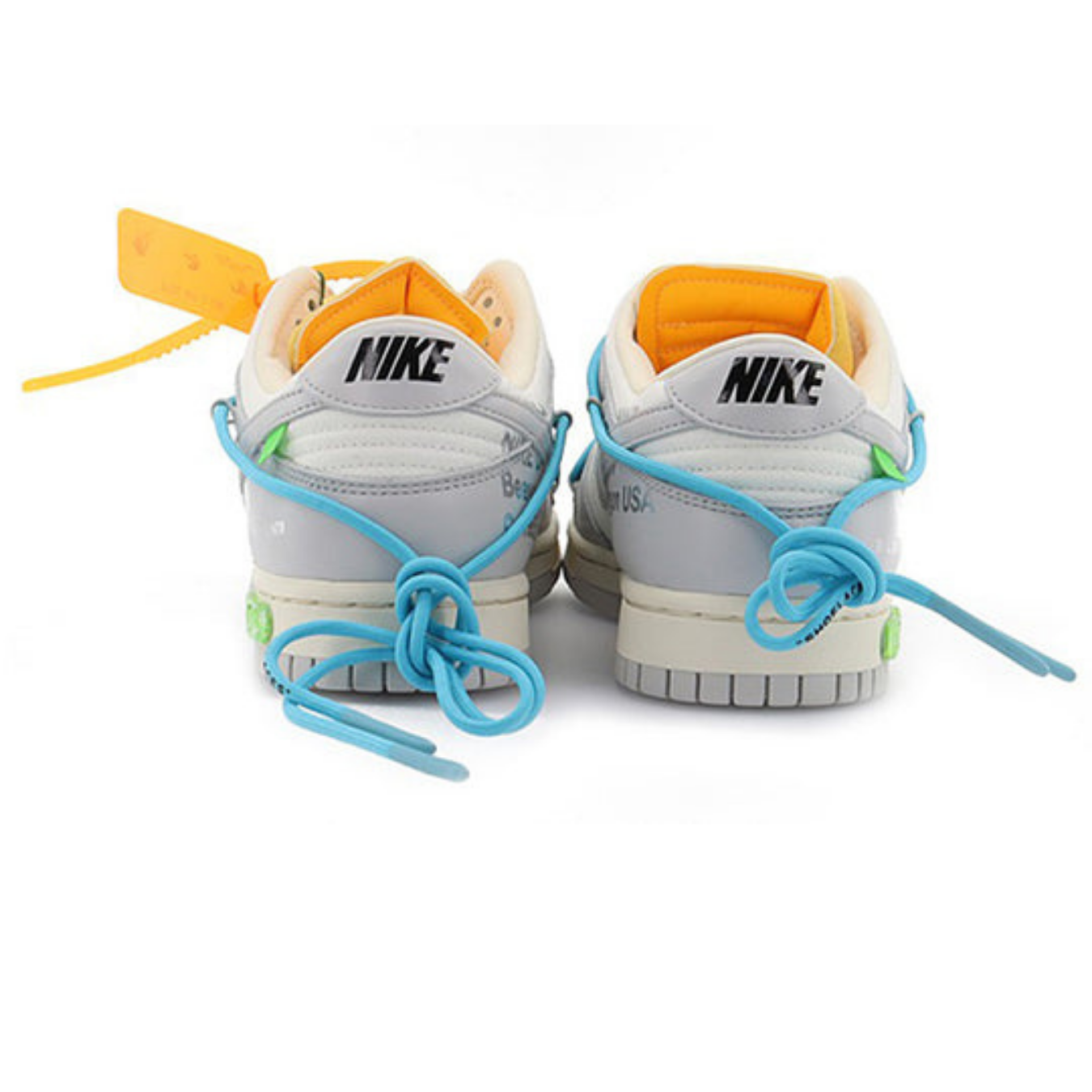 Off-White x Nike Dunk Low 'Lot 02 of 50' - Streetwear Fashion - thesclo.com