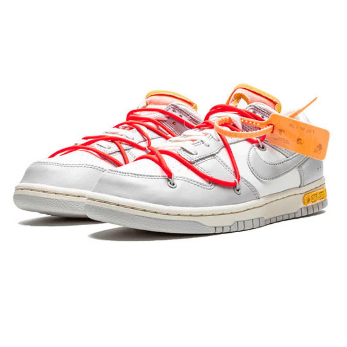 Off-White x Nike Dunk Low 'Lot 06 of 50' - Streetwear Fashion - thesclo.com