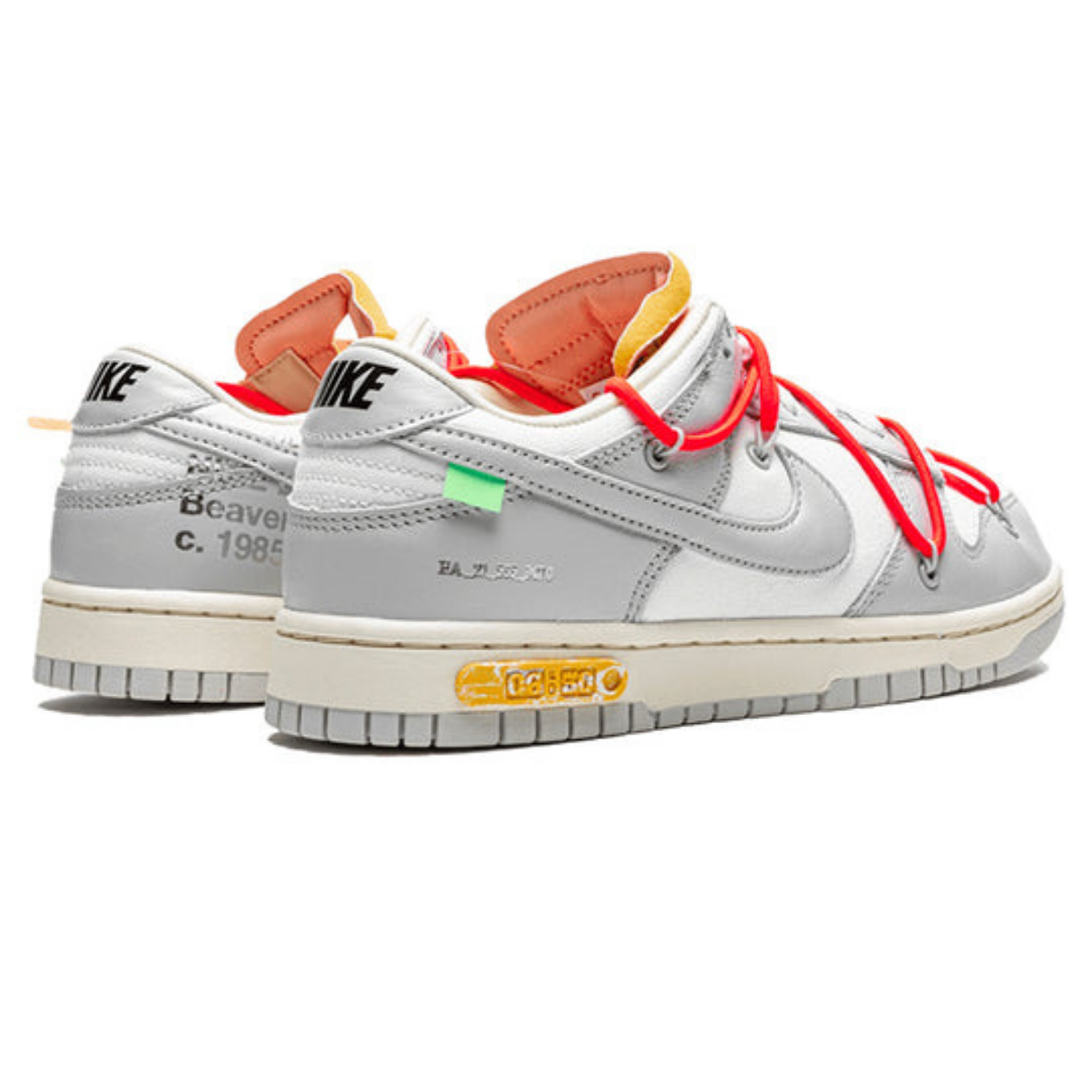 Off-White x Nike Dunk Low 'Lot 06 of 50' - Streetwear Fashion - thesclo.com