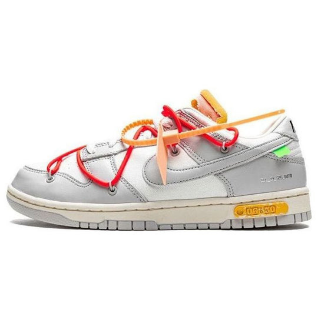 Off-White x Nike Dunk Low 'Lot 06 of 50' - Streetwear Fashion - thesclo.com