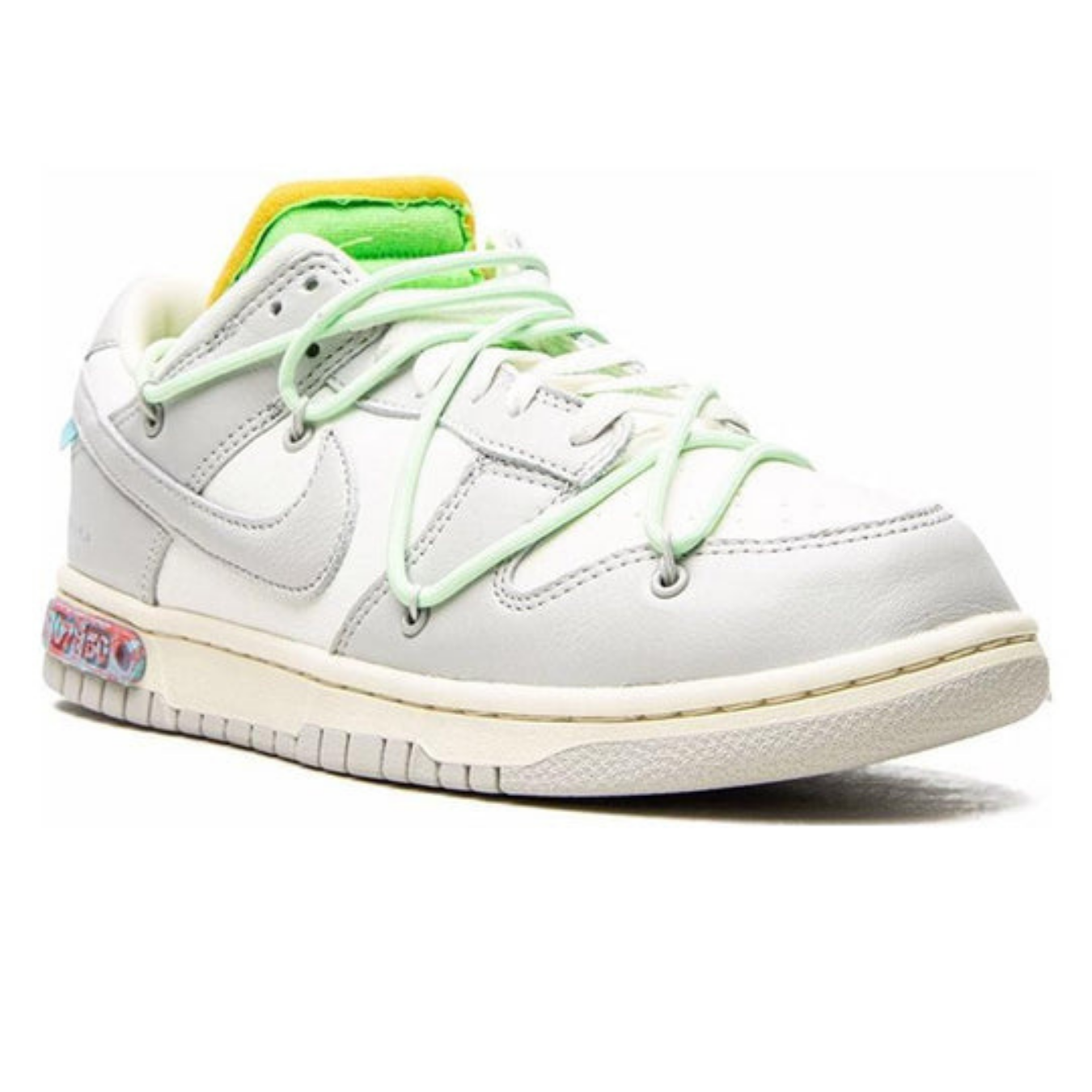 Off-White x Nike Dunk Low 'Lot 07 of 50' - Streetwear Fashion - thesclo.com