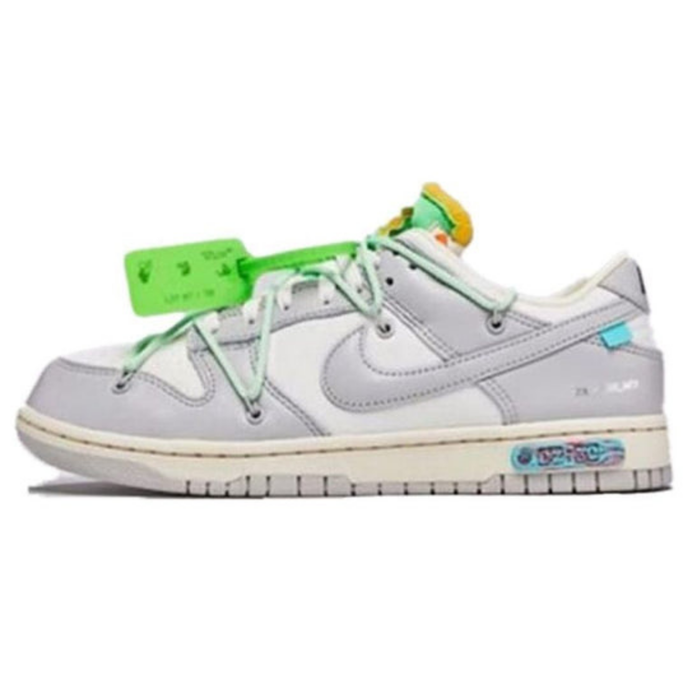 Off-White x Nike Dunk Low 'Lot 07 of 50' - Streetwear Fashion - thesclo.com