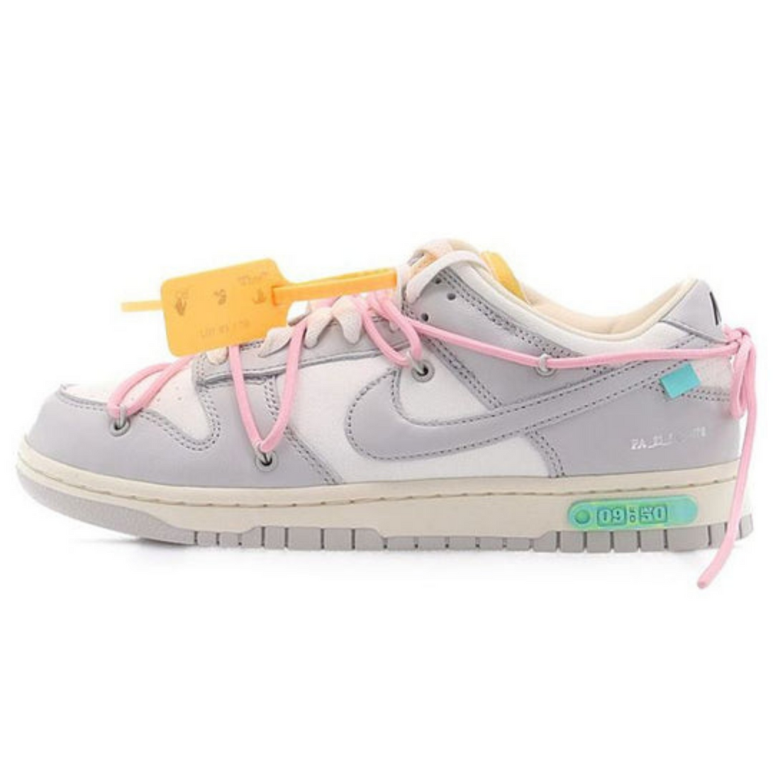 Off-White x Nike Dunk Low 'Lot 09 of 50' - Streetwear Fashion - thesclo.com