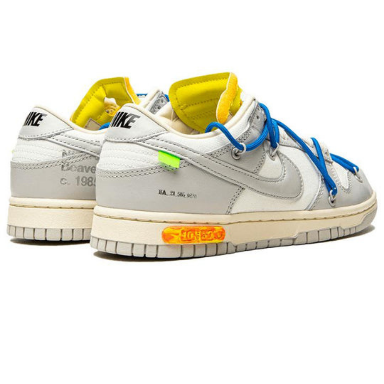 Off-White x Nike Dunk Low 'Lot 10 of 50' - Streetwear Fashion - thesclo.com