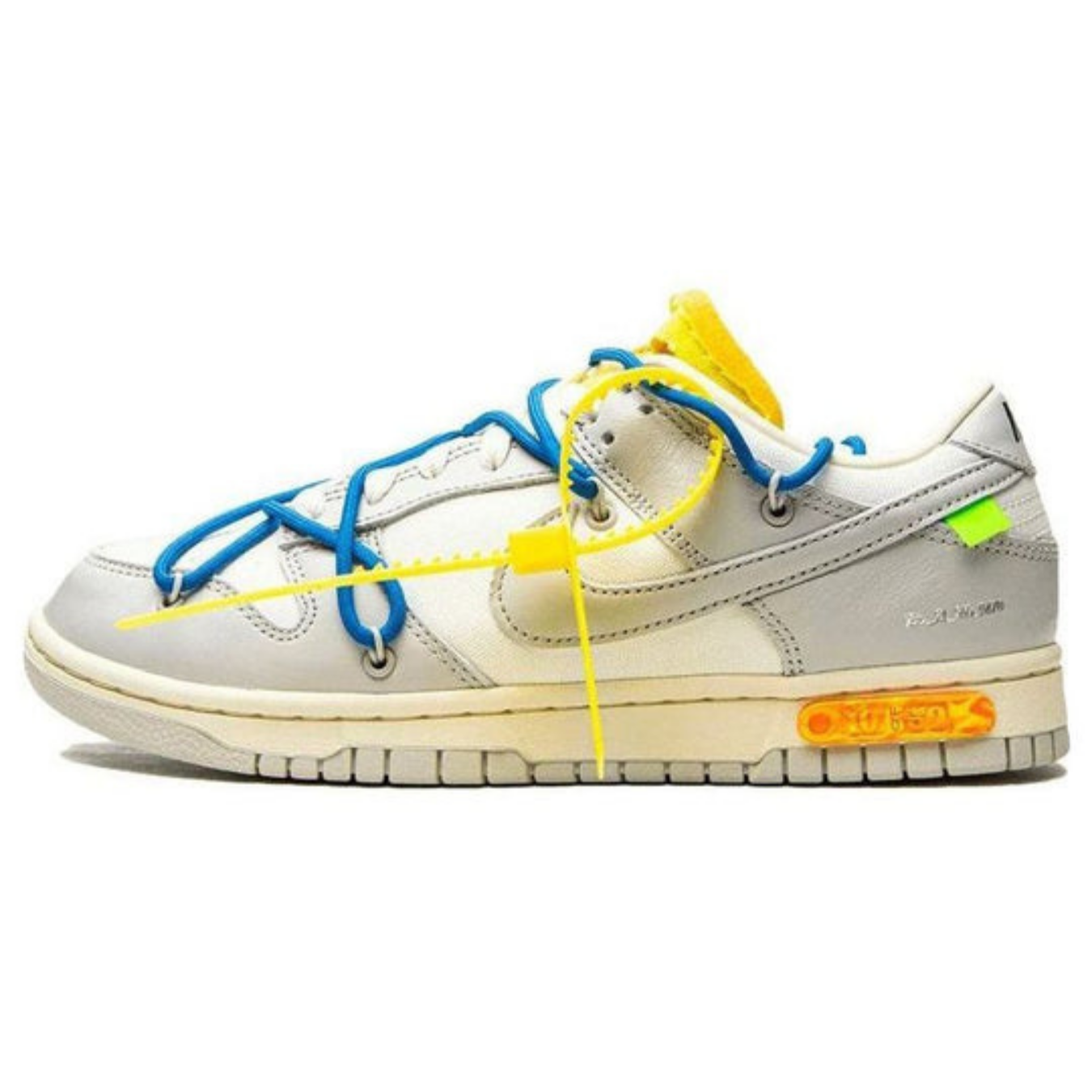 Off-White x Nike Dunk Low 'Lot 10 of 50' - Streetwear Fashion - thesclo.com