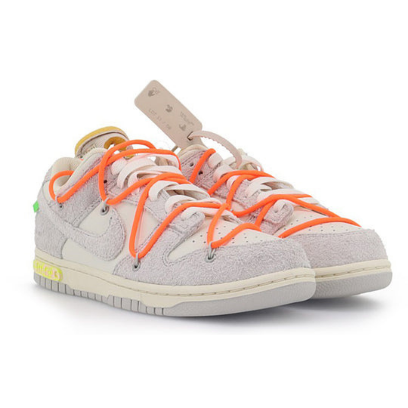 Off-White x Nike Dunk Low 'Lot 11 of 50' - Streetwear Fashion - thesclo.com