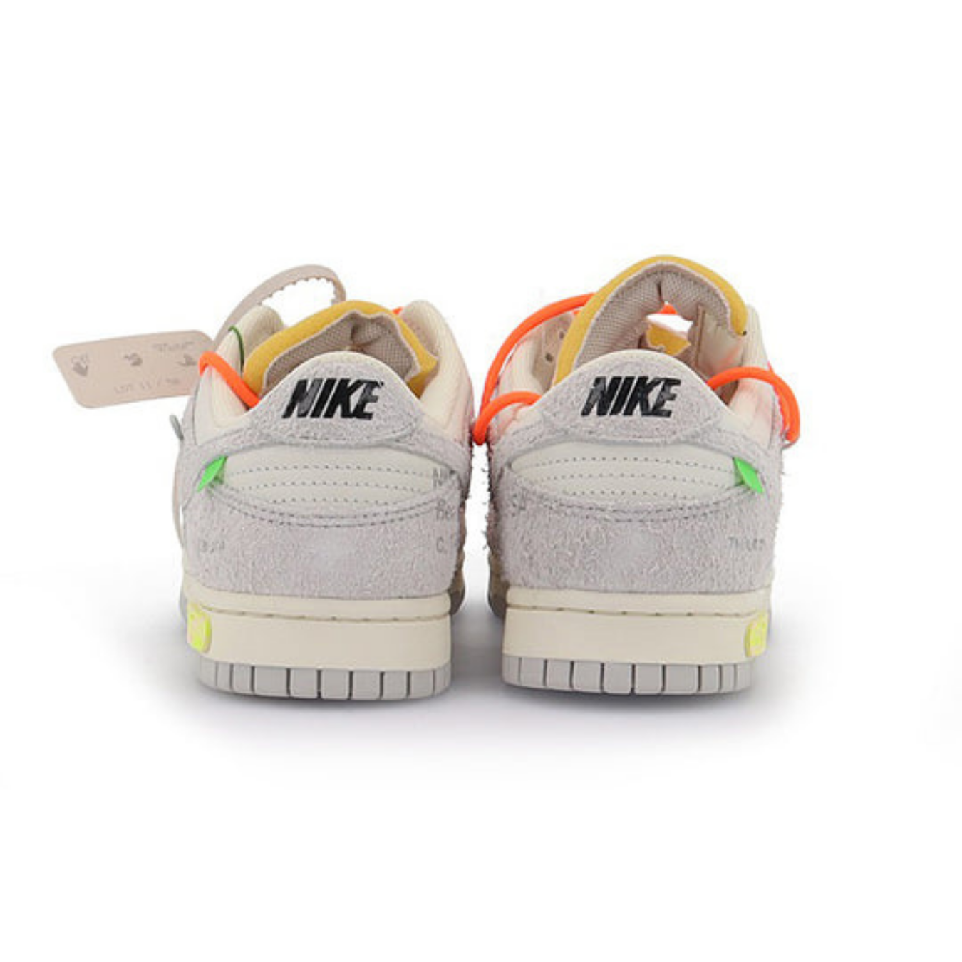 Off-White x Nike Dunk Low 'Lot 11 of 50' - Streetwear Fashion - thesclo.com