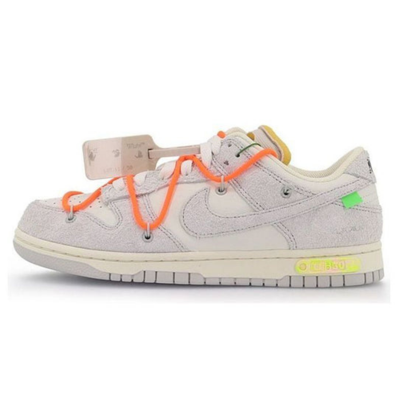 Off-White x Nike Dunk Low 'Lot 11 of 50' - Streetwear Fashion - thesclo.com