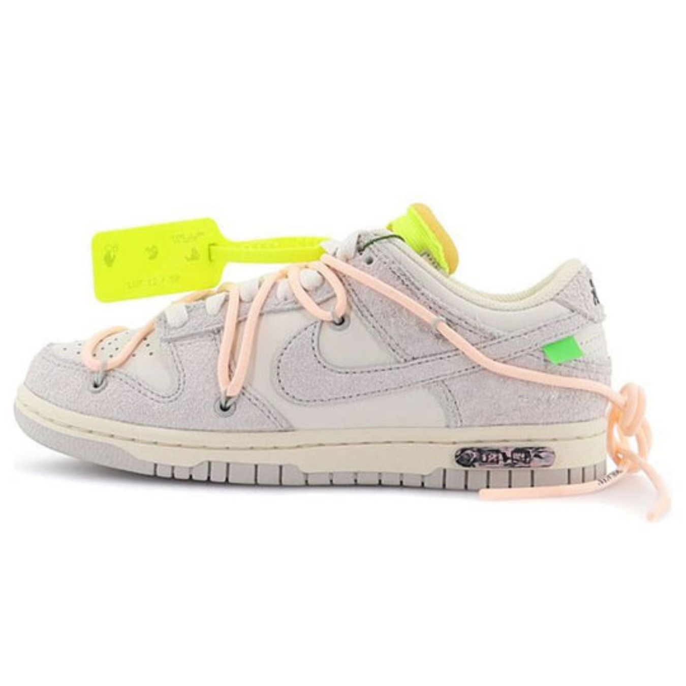 Off-White x Nike Dunk Low 'Lot 12 of 50' - Streetwear Fashion - thesclo.com