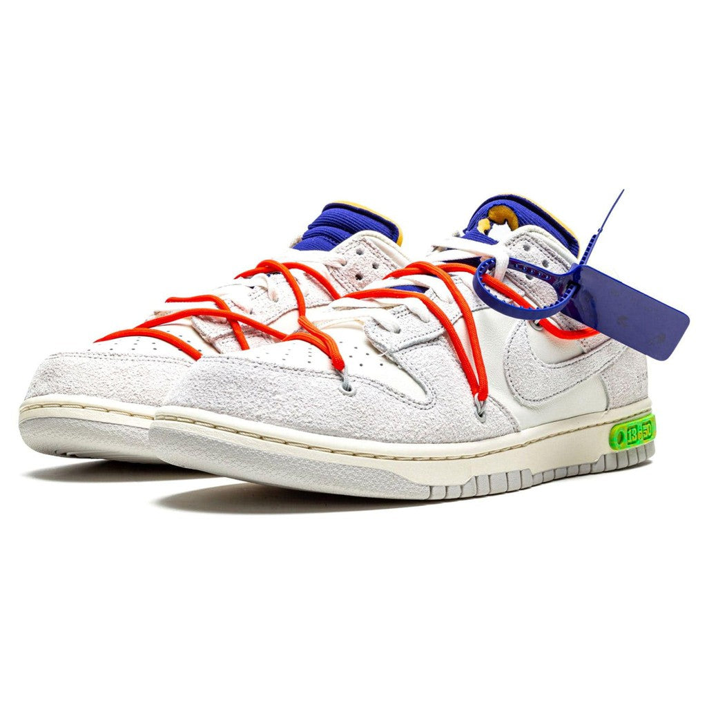 Off-White x Nike Dunk Low 'Lot 13 of 50'- Streetwear Fashion - thesclo.com