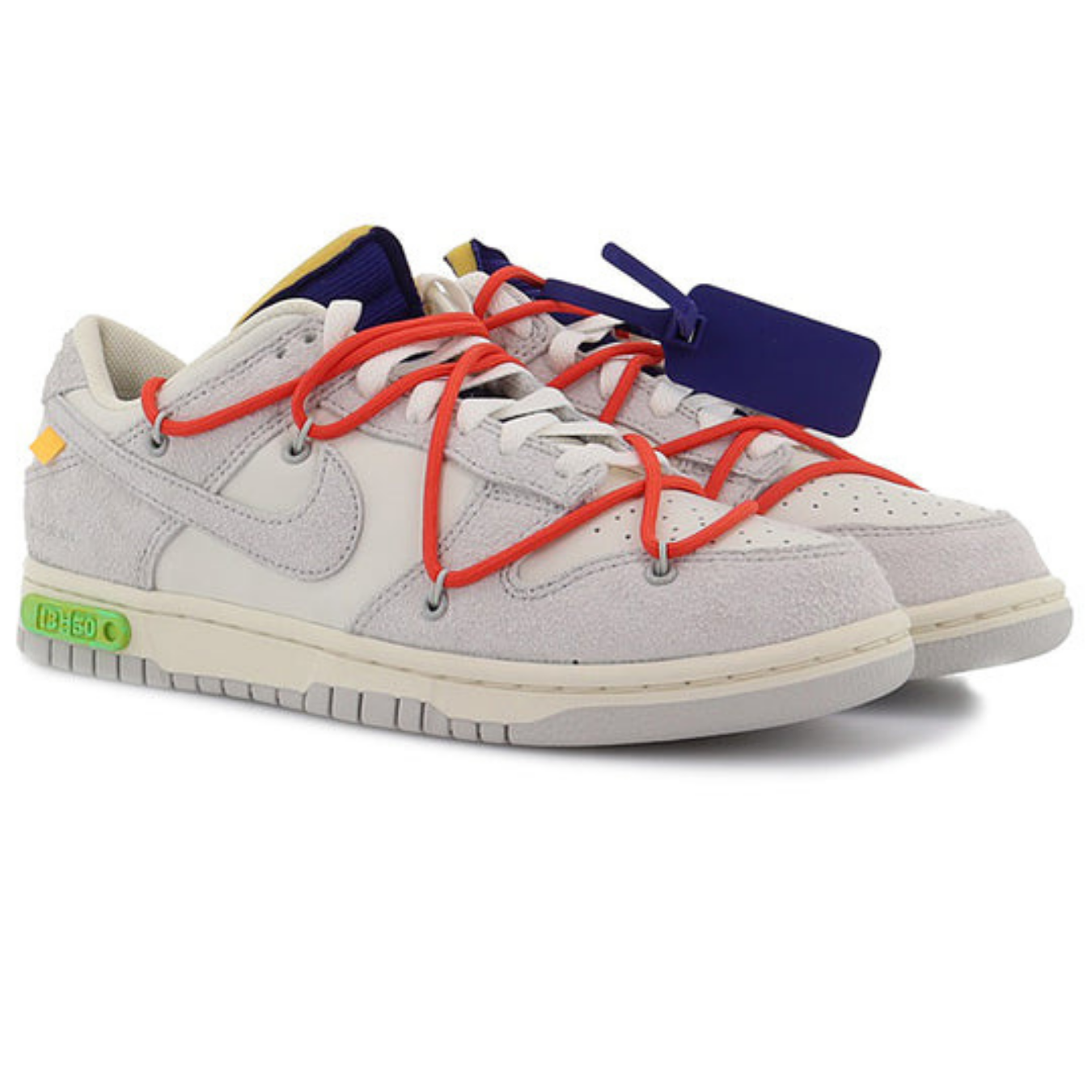 Off-White x Nike Dunk Low 'Lot 13 of 50' - Streetwear Fashion - thesclo.com