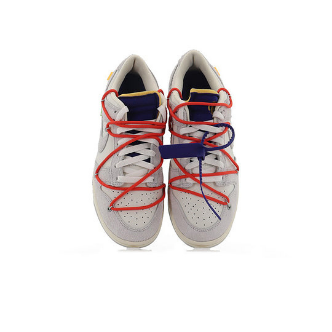 Off-White x Nike Dunk Low 'Lot 13 of 50' - Streetwear Fashion - thesclo.com