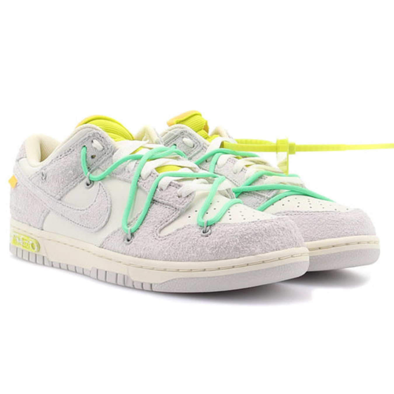 Off-White x Nike Dunk Low 'Lot 14 of 50' - Streetwear Fashion - thesclo.com