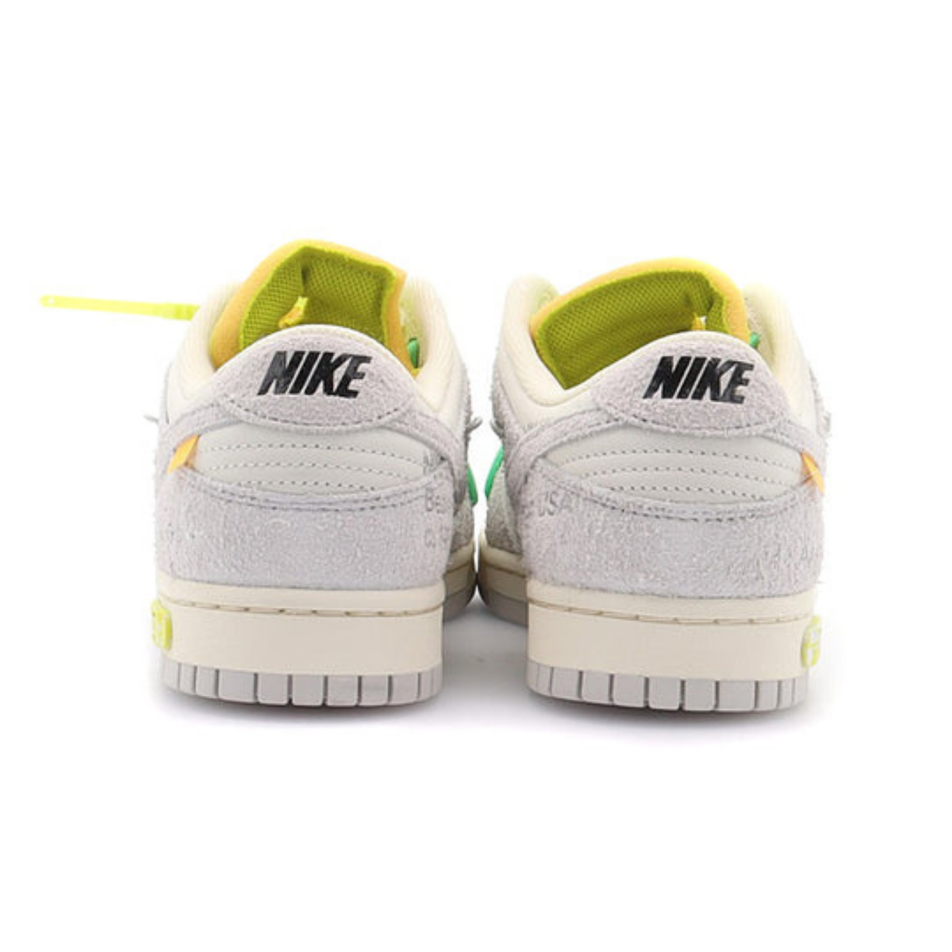 Off-White x Nike Dunk Low 'Lot 14 of 50' - Streetwear Fashion - thesclo.com