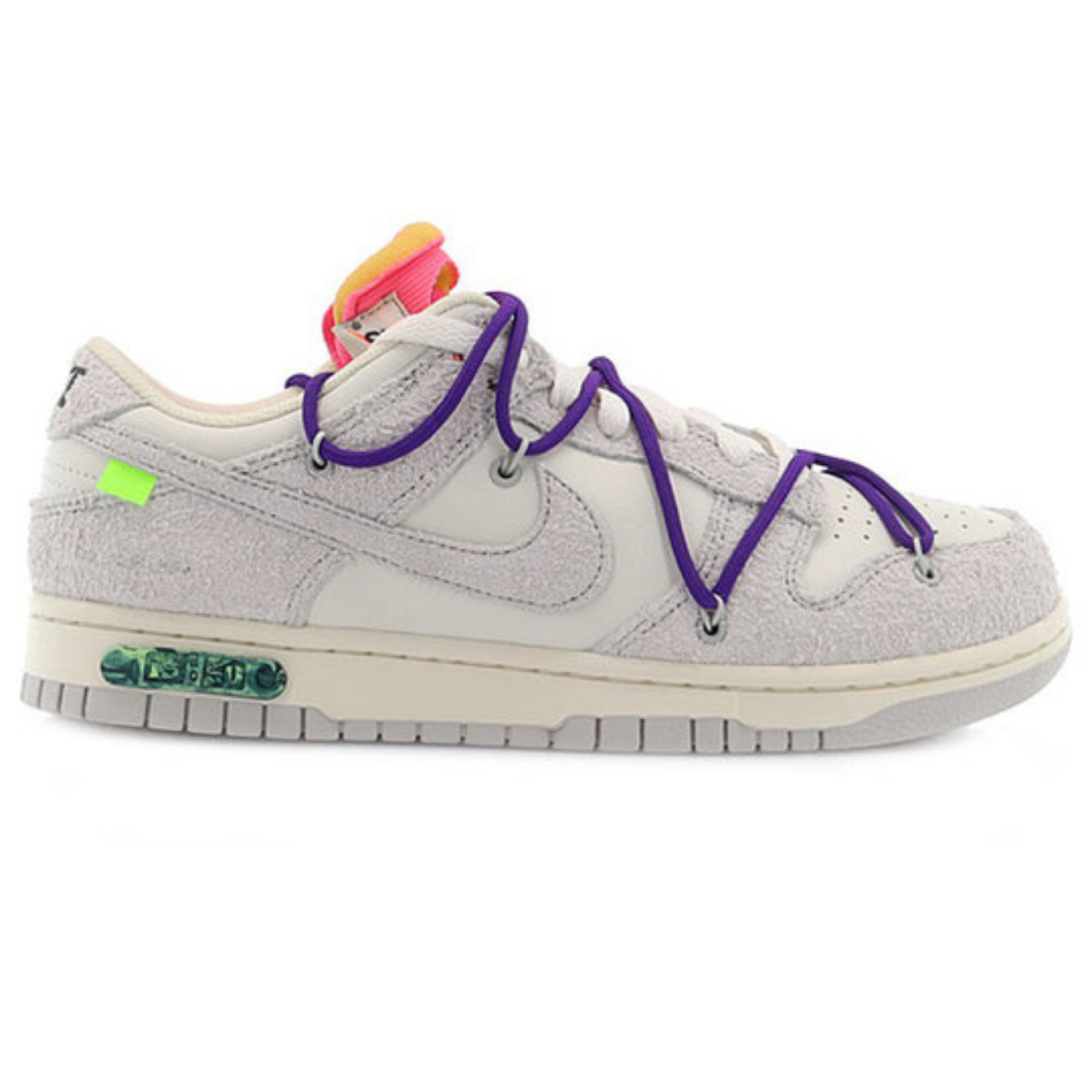 Off-White x Nike Dunk Low 'Lot 15 of 50' - Streetwear Fashion - thesclo.com