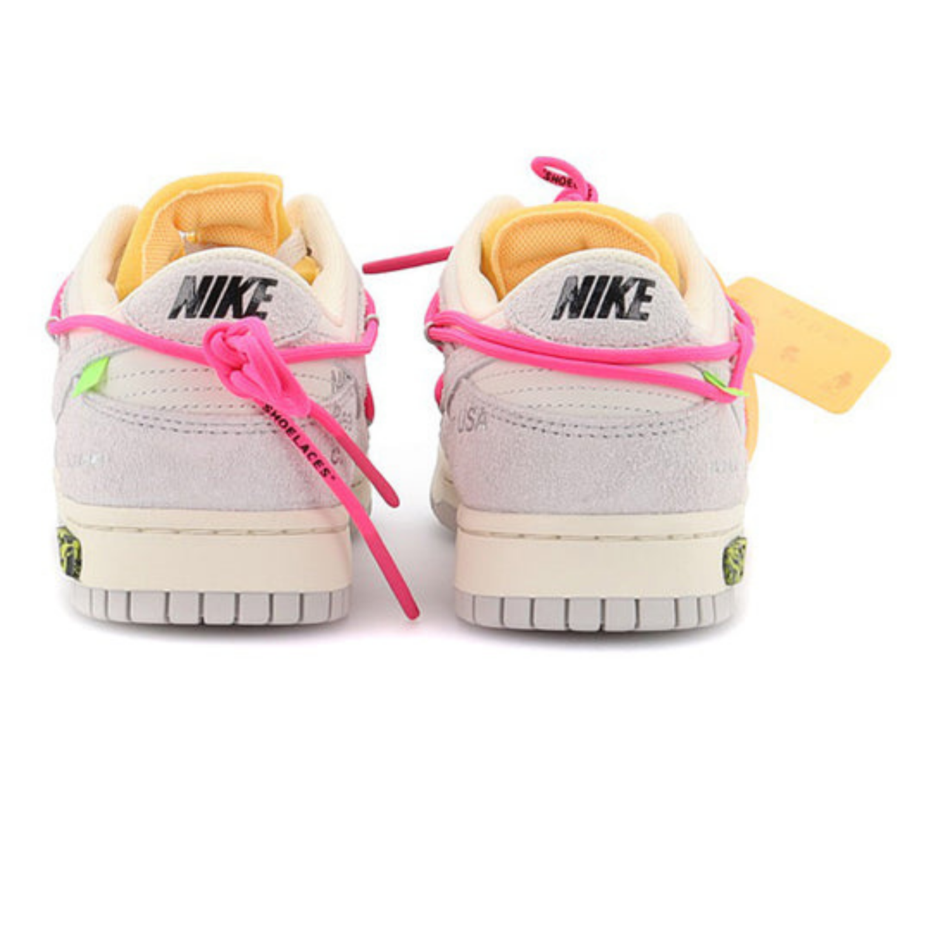 Off-White x Nike Dunk Low 'Lot 17 of 50' - Streetwear Fashion - thesclo.com