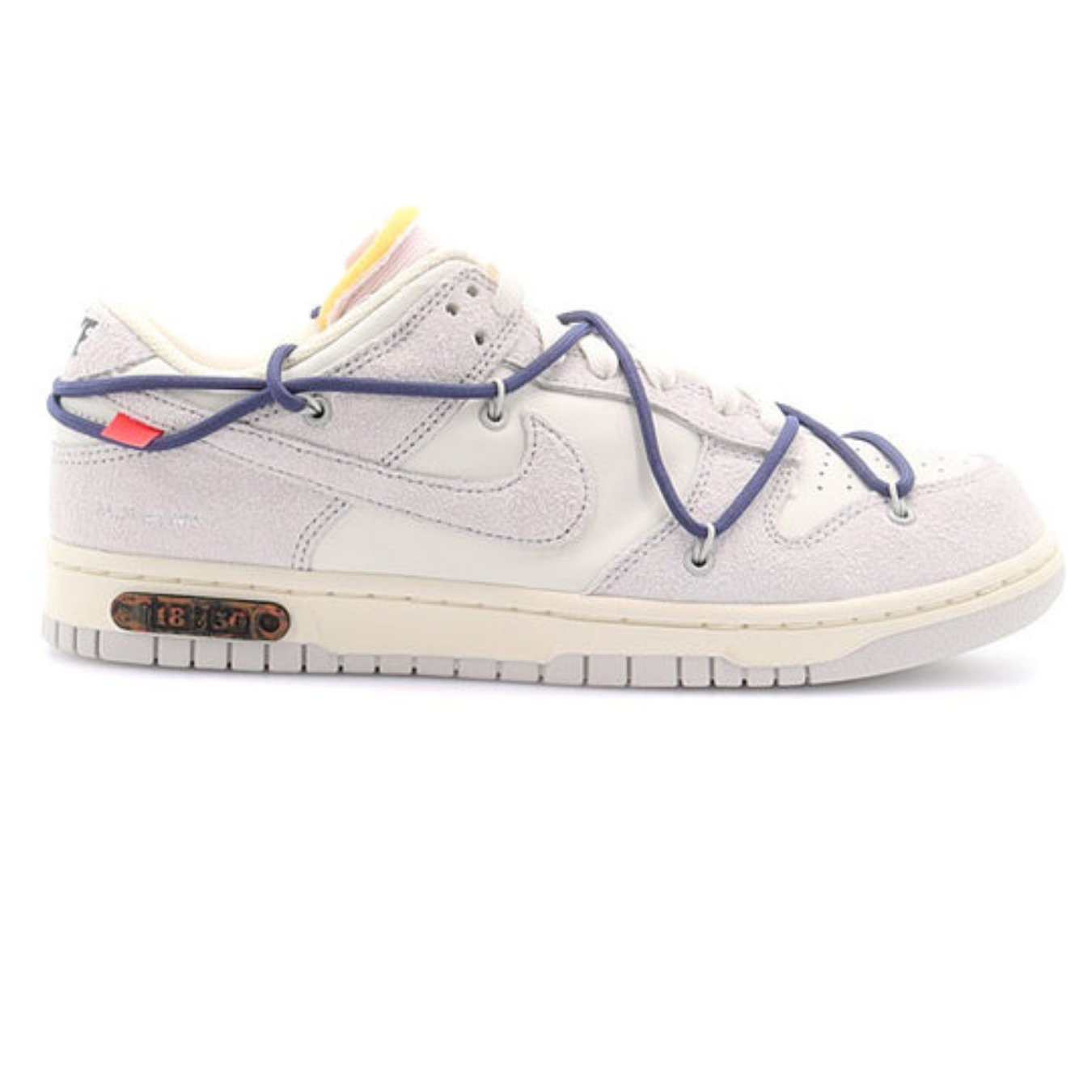 Off-White x Nike Dunk Low 'Lot 18 of 50' - Streetwear Fashion - thesclo.com