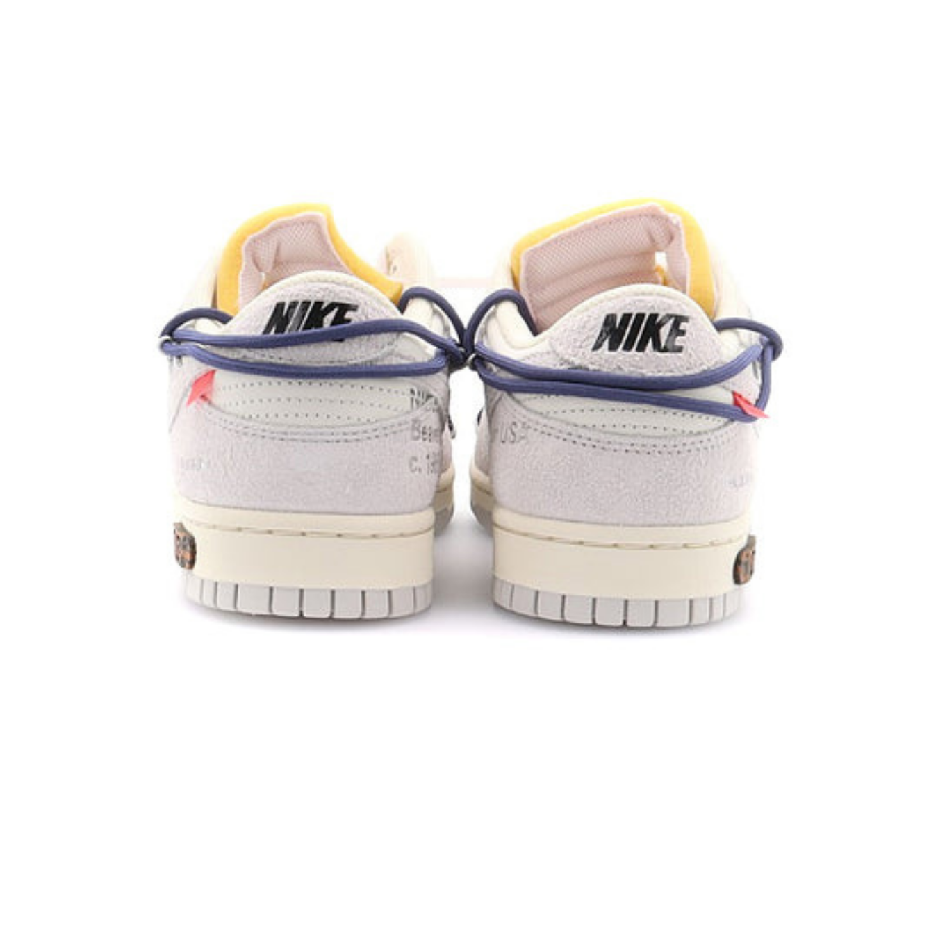 Off-White x Nike Dunk Low 'Lot 18 of 50' - Streetwear Fashion - thesclo.com