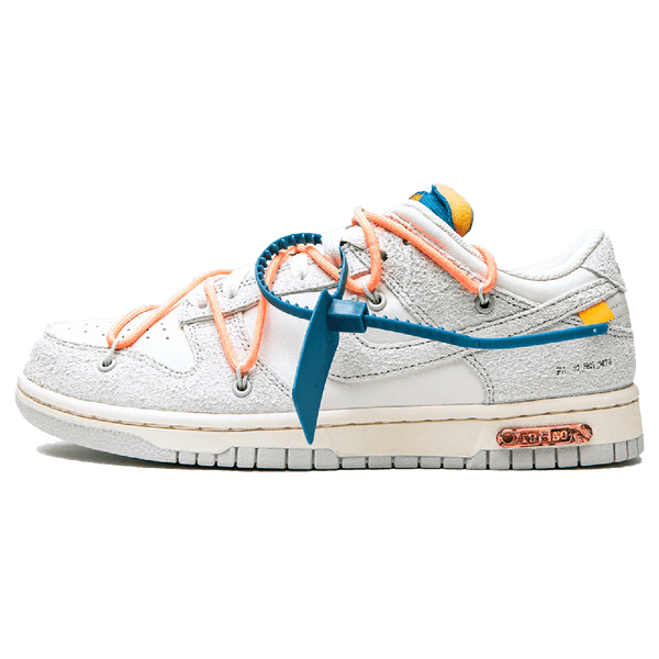 Off-White x Nike Dunk Low 'Lot 19 of 50'- Streetwear Fashion - thesclo.com