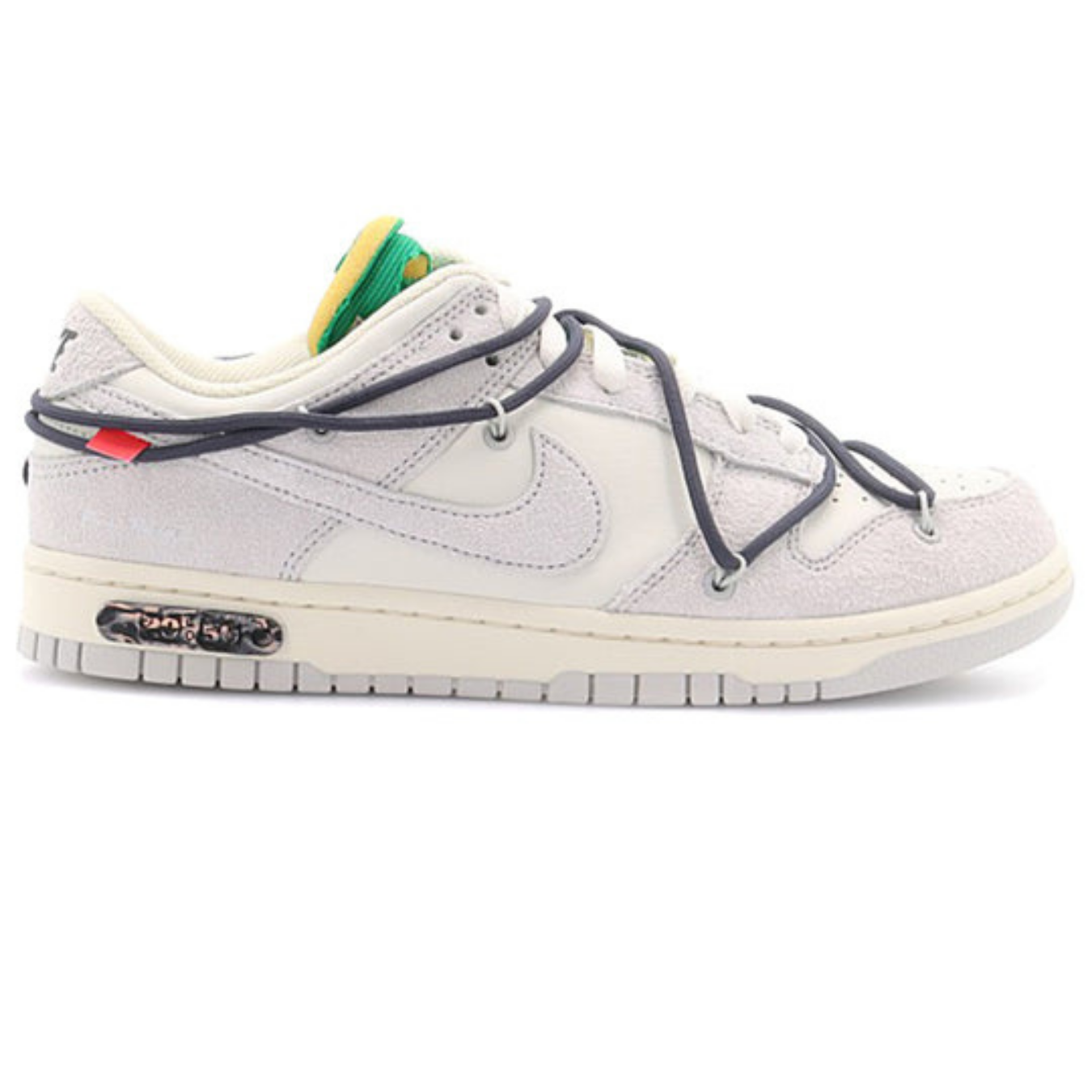 Off-White x Nike Dunk Low 'Lot 20 of 50' - Streetwear Fashion - thesclo.com