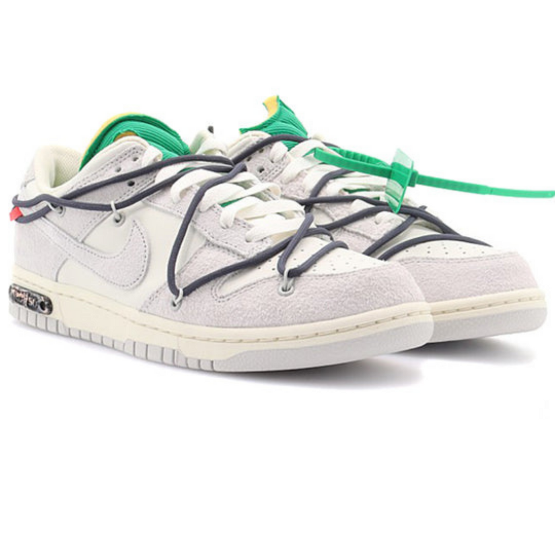 Off-White x Nike Dunk Low 'Lot 20 of 50' - Streetwear Fashion - thesclo.com