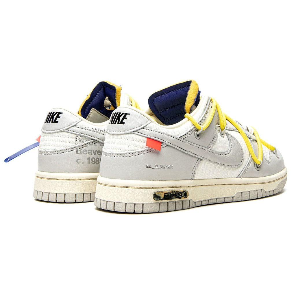 Off-White x Nike Dunk Low 'Lot 27 of 50'- Streetwear Fashion - thesclo.com