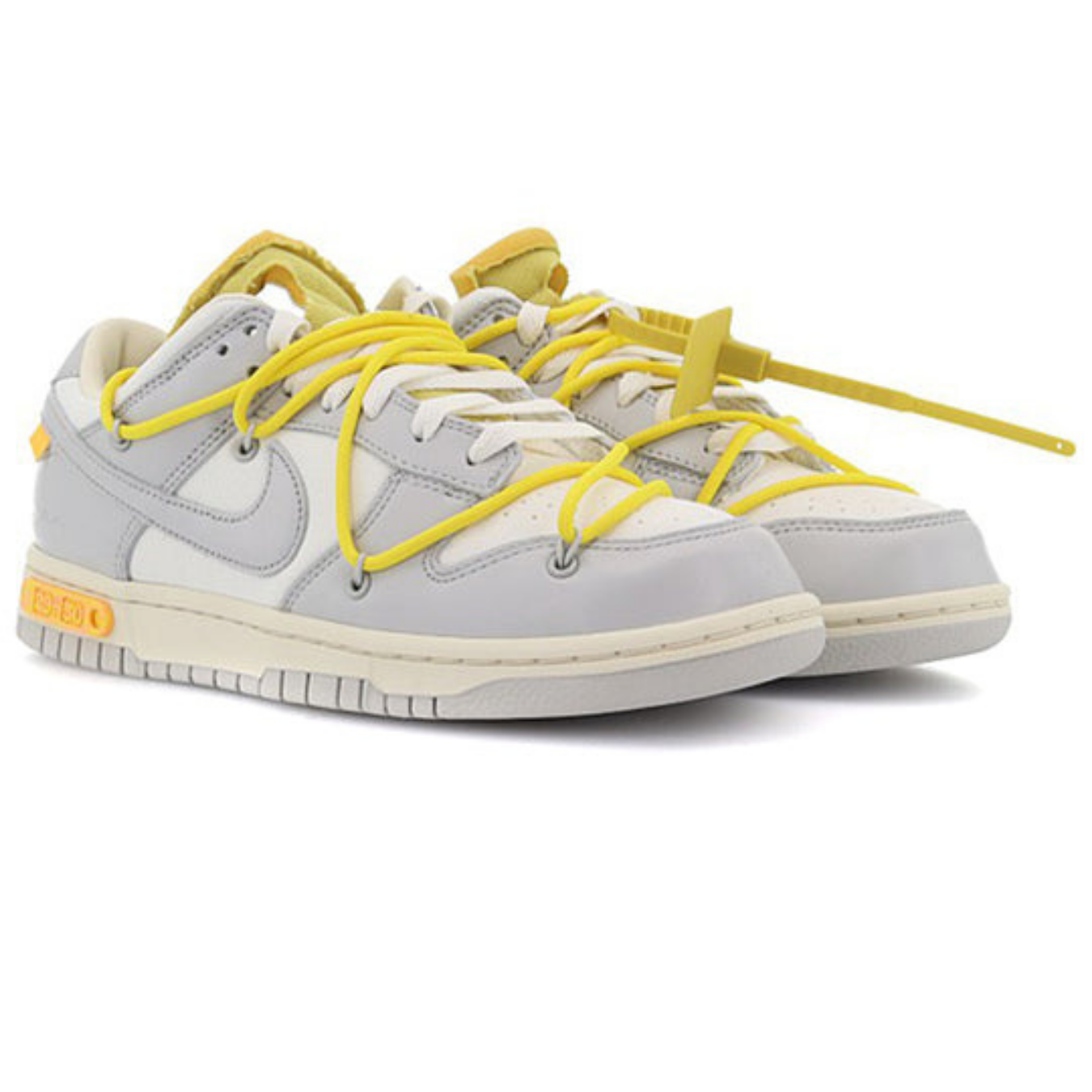 Off-White x Nike Dunk Low 'Lot 29 of 50' - Streetwear Fashion - thesclo.com