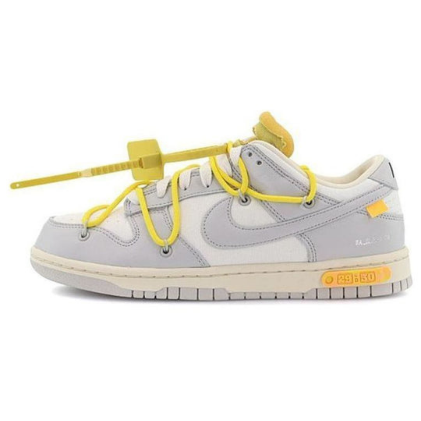 Off-White x Nike Dunk Low 'Lot 29 of 50' - Streetwear Fashion - thesclo.com