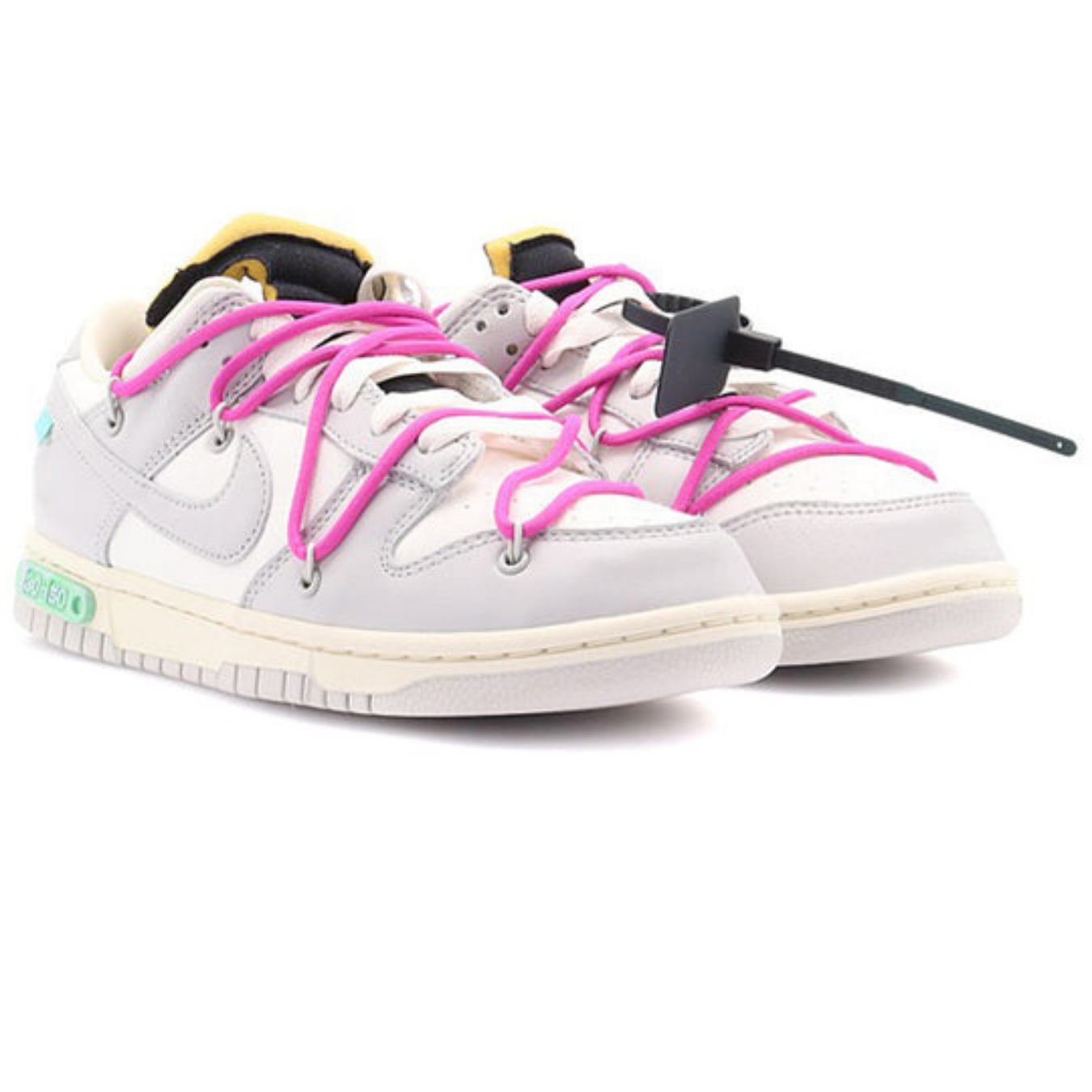 Off-White x Nike Dunk Low 'Lot 30 of 50' - Streetwear Fashion - thesclo.com