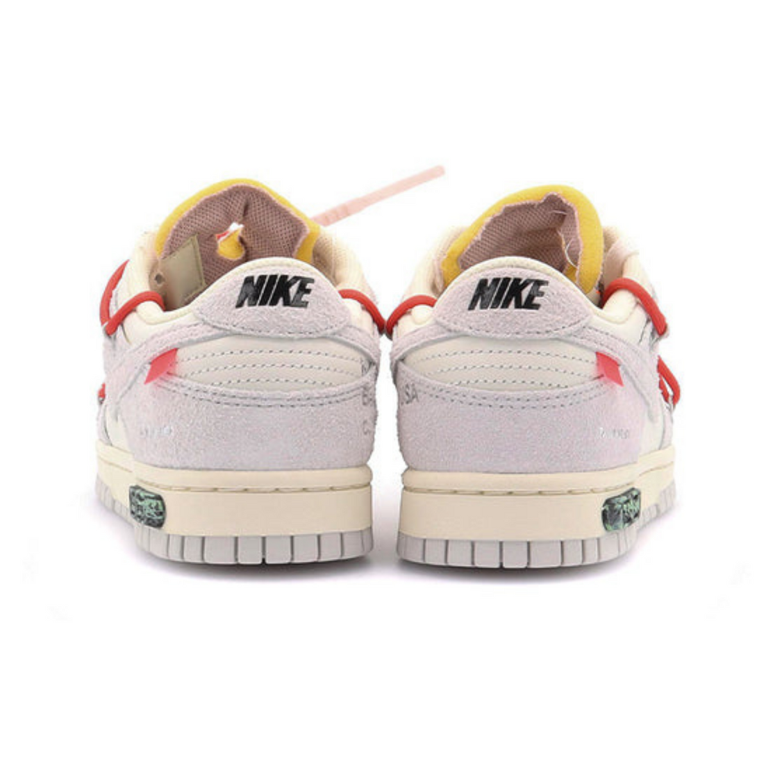 Off-White x Nike Dunk Low 'Lot 33 of 50' - Streetwear Fashion - thesclo.com