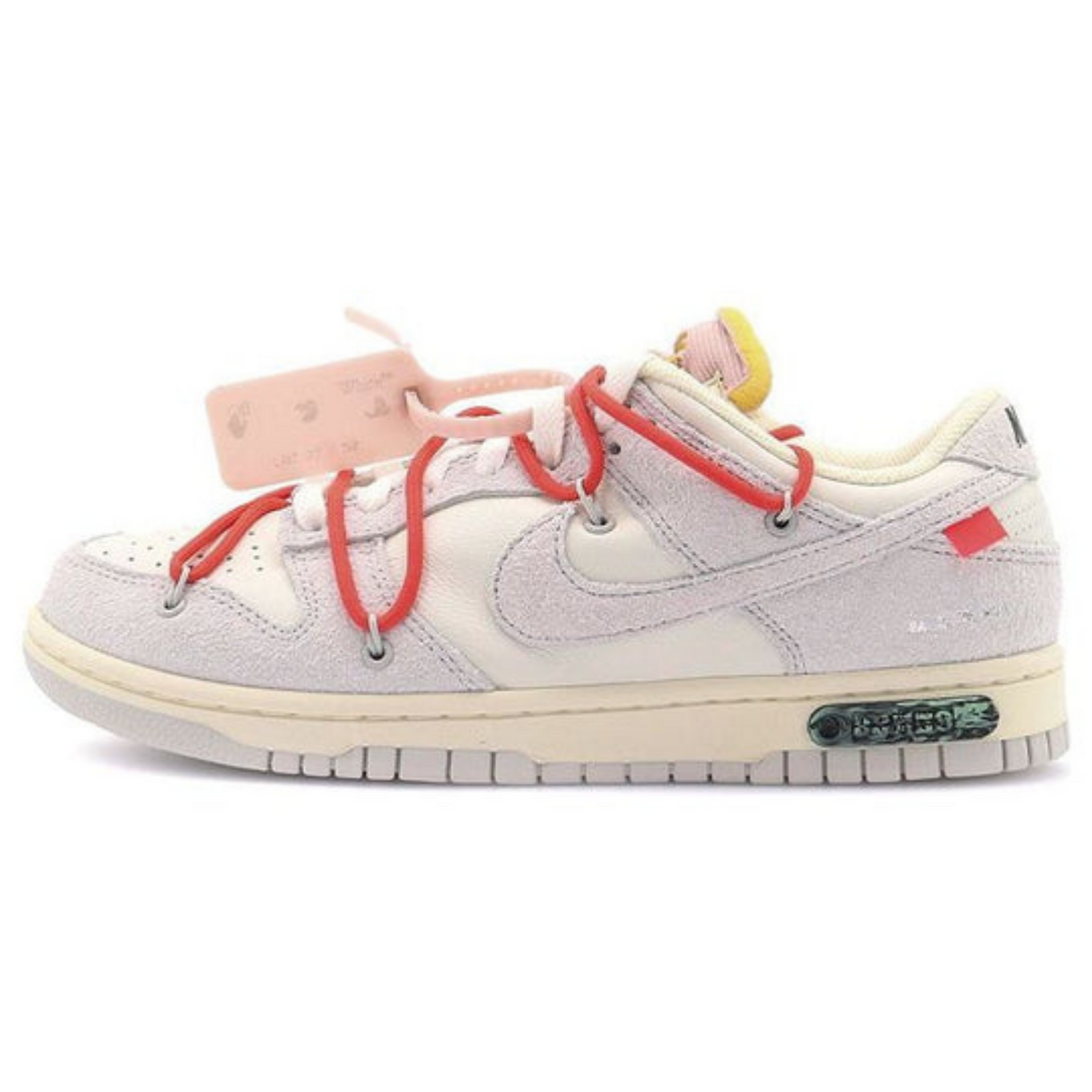 Off-White x Nike Dunk Low 'Lot 33 of 50' - Streetwear Fashion - thesclo.com