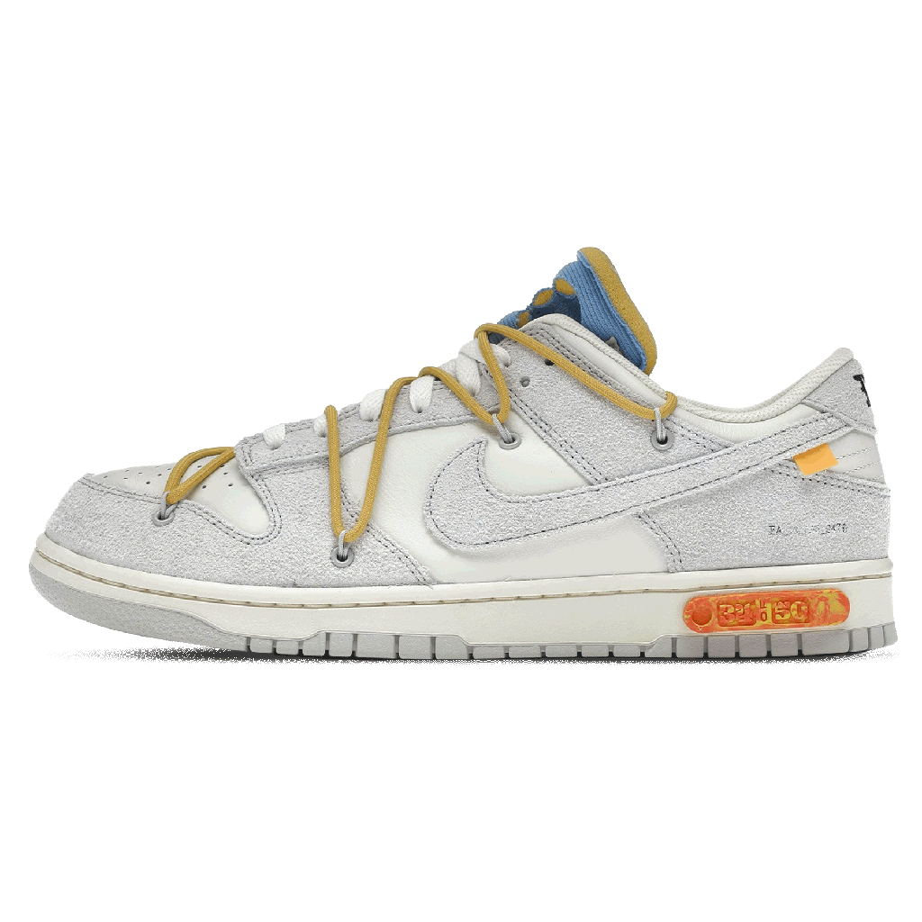 Off-White x Nike Dunk Low 'Lot 34 of 50'- Streetwear Fashion - thesclo.com