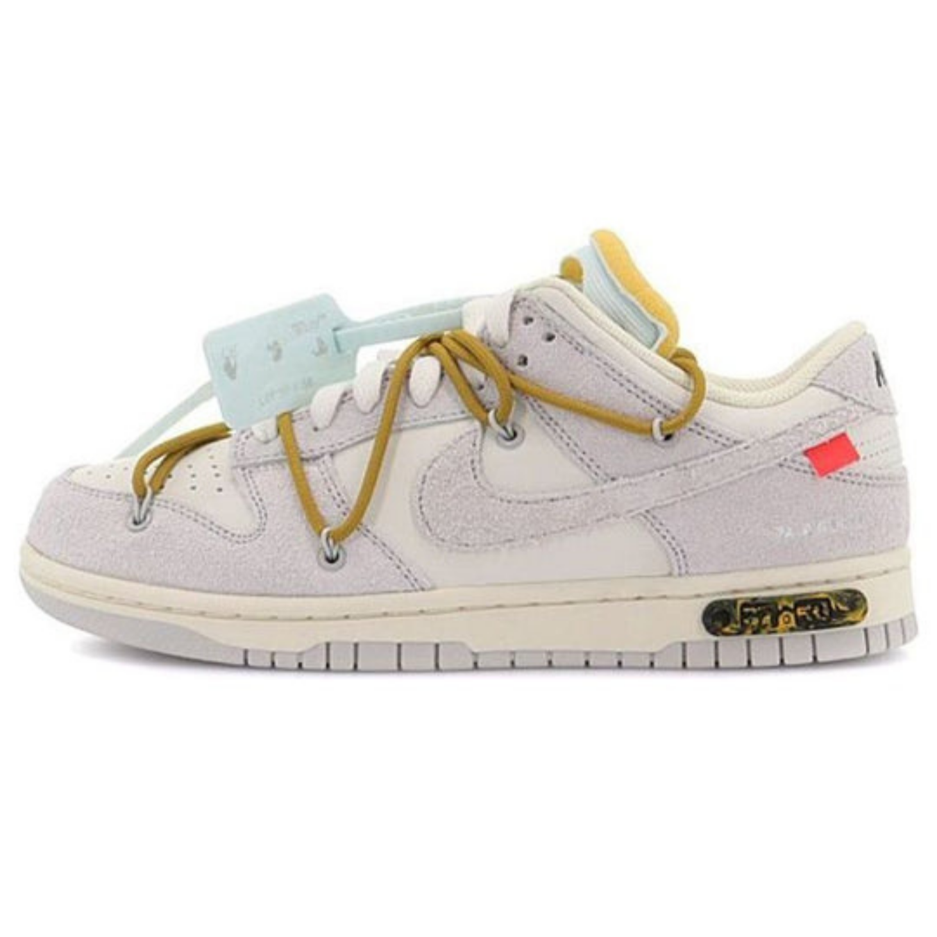 Off-White x Nike Dunk Low 'Lot 37 of 50' - Streetwear Fashion - thesclo.com