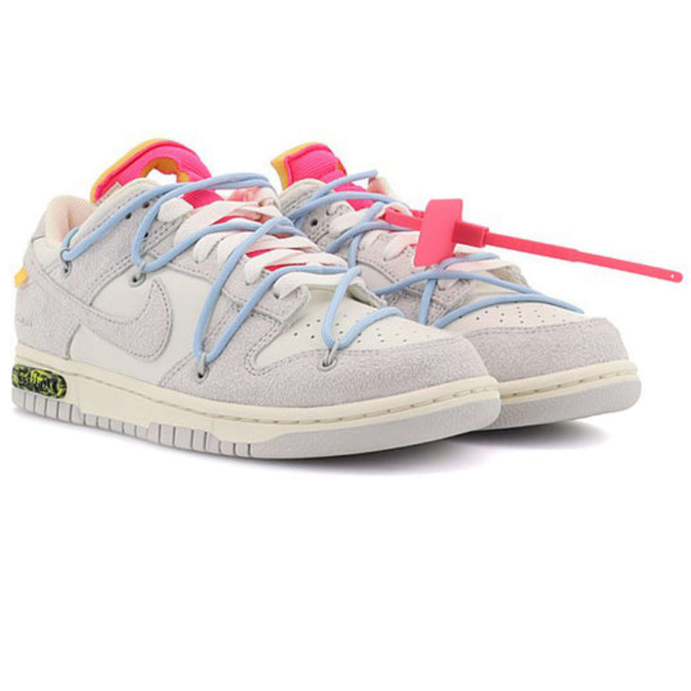 Off-White x Nike Dunk Low 'Lot 38 of 50' - Streetwear Fashion - thesclo.com