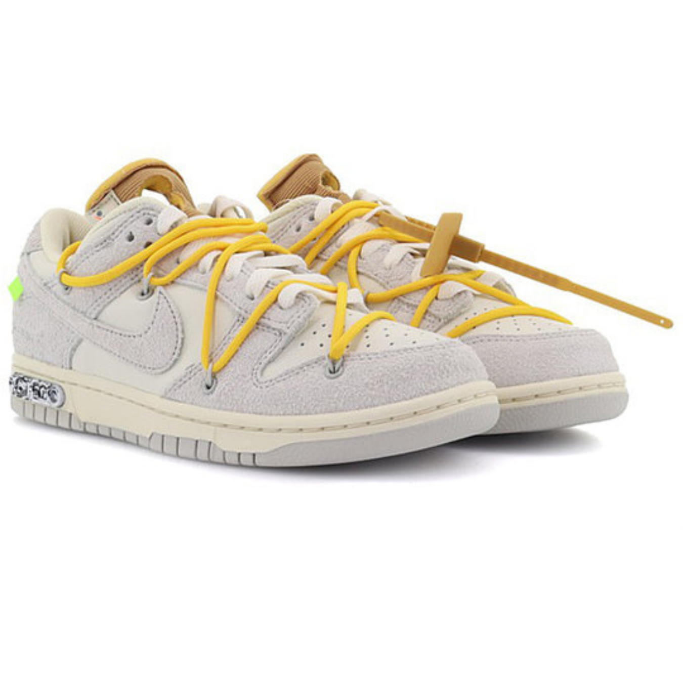 Off-White x Nike Dunk Low 'Lot 39 of 50' - Streetwear Fashion - thesclo.com