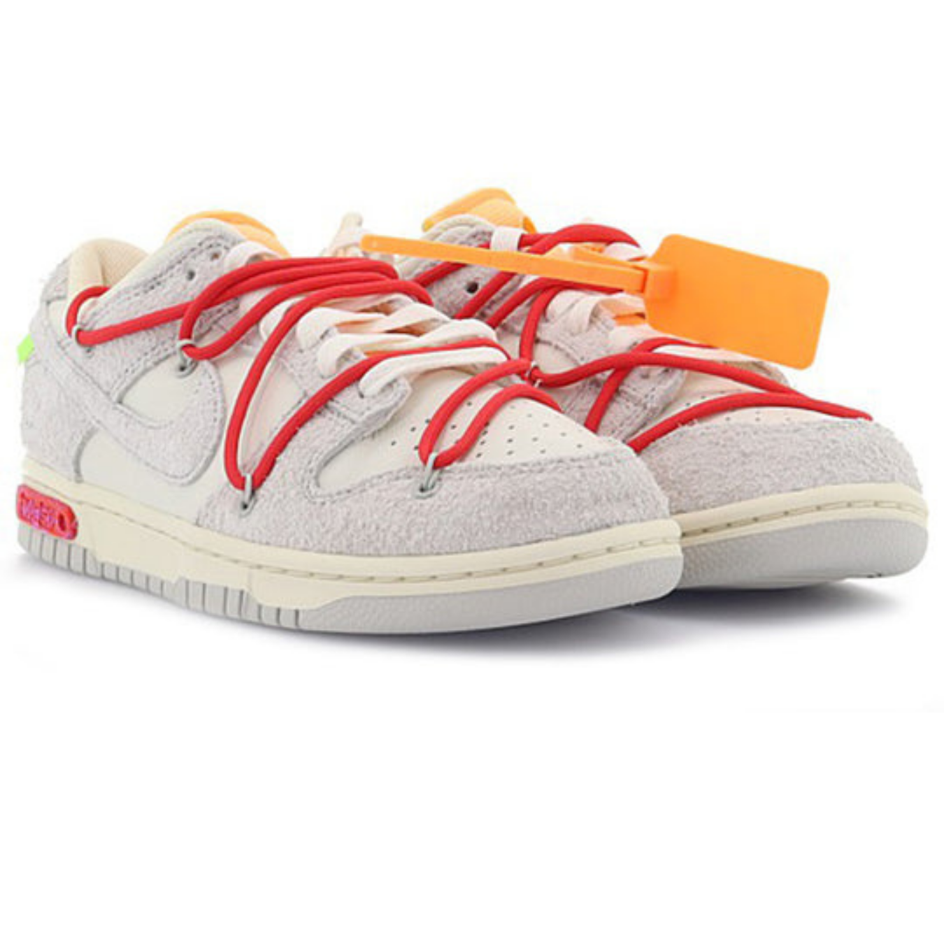 Off-White x Nike Dunk Low 'Lot 40 of 50' - Streetwear Fashion - thesclo.com