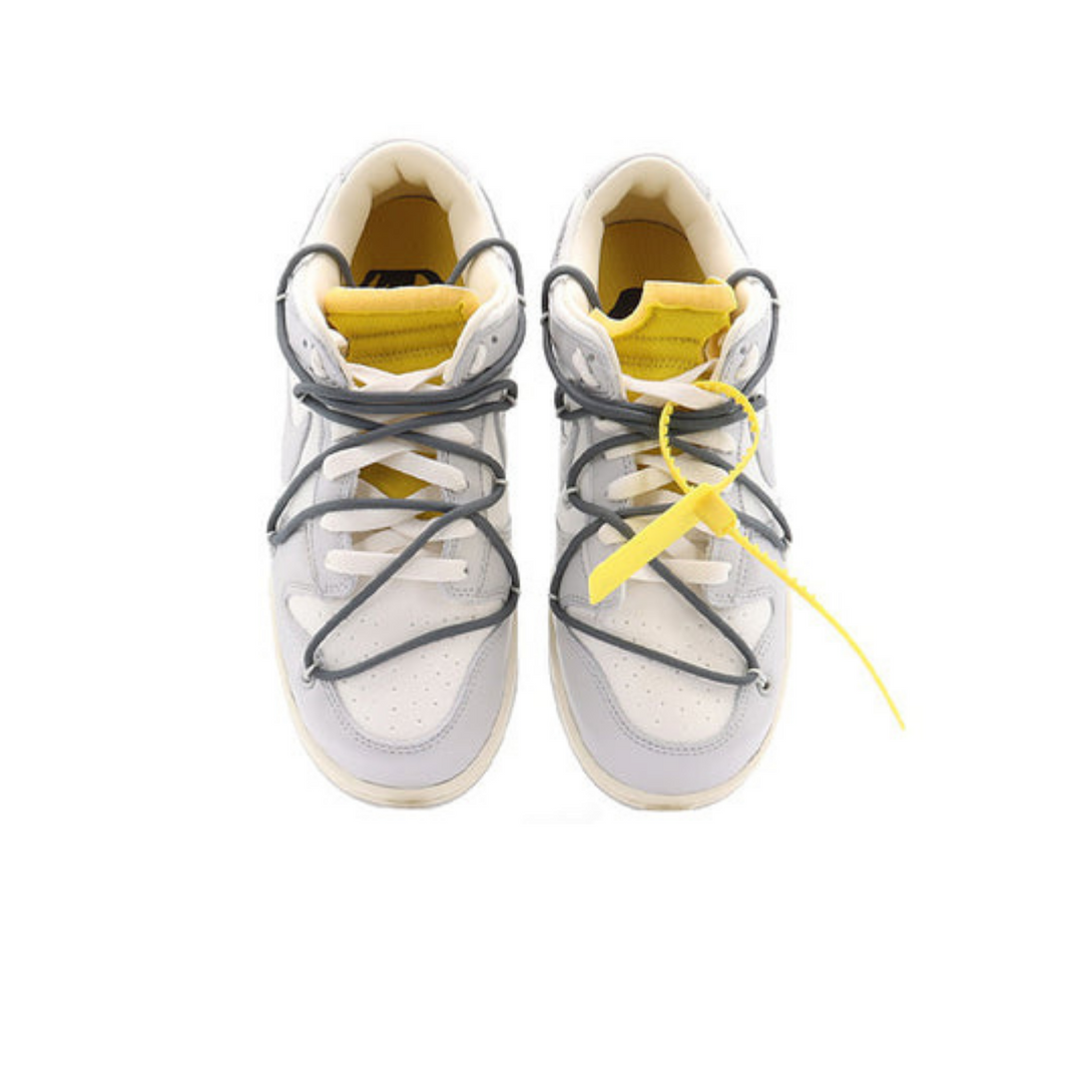 Off-White x Nike Dunk Low 'Lot 41 of 50' - Streetwear Fashion - thesclo.com