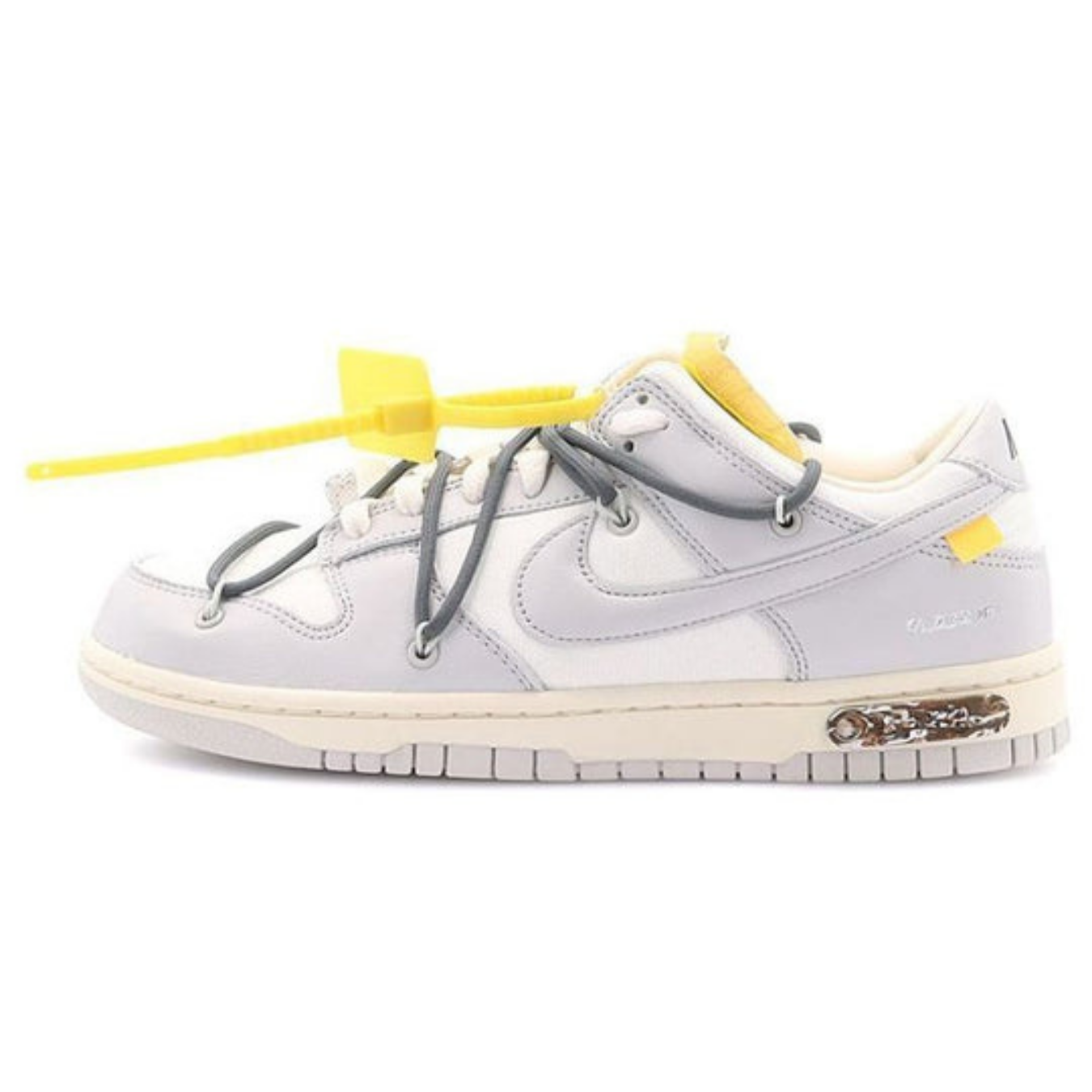 Off-White x Nike Dunk Low 'Lot 41 of 50' - Streetwear Fashion - thesclo.com